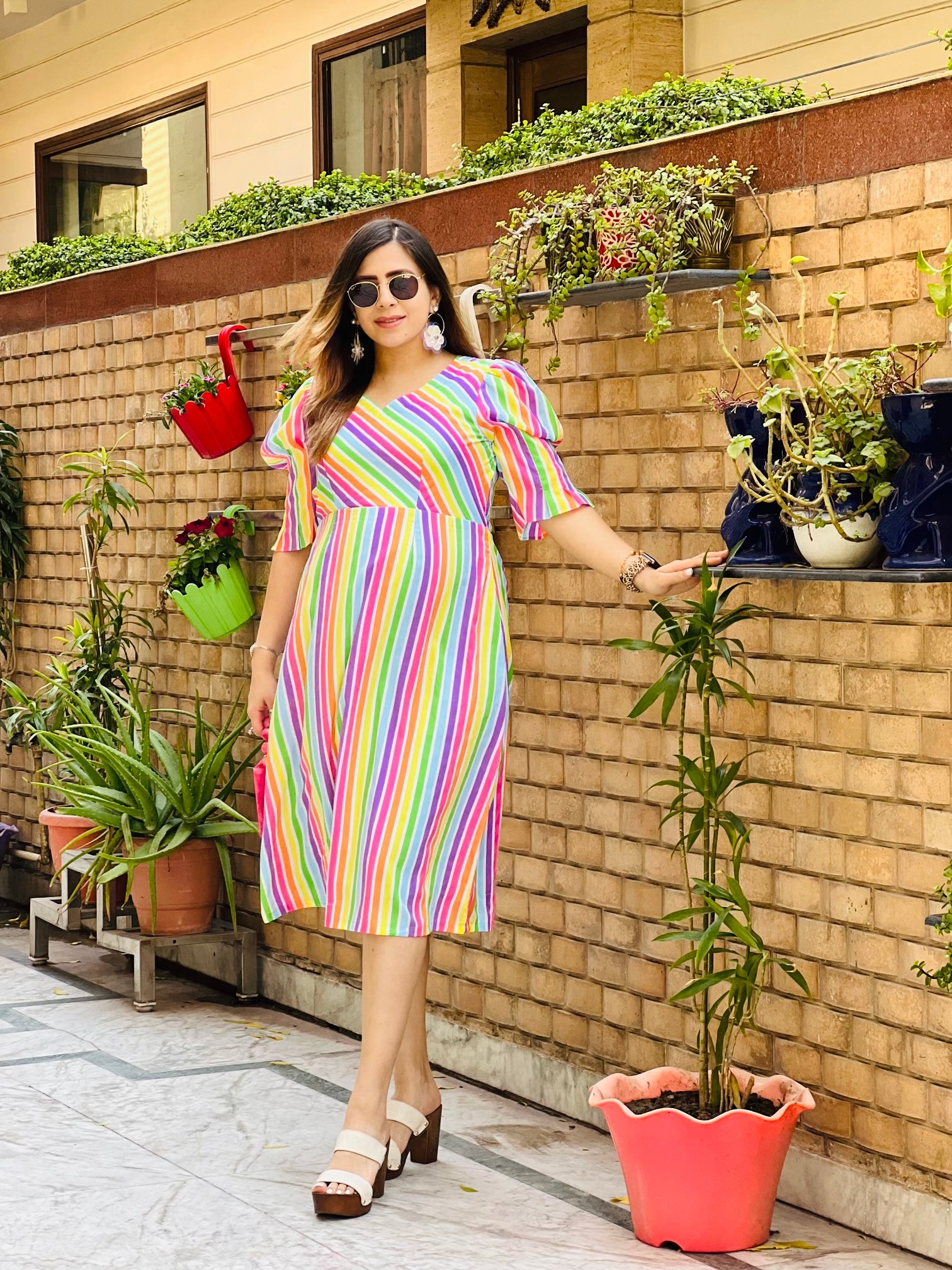 Candy Stripes Midi