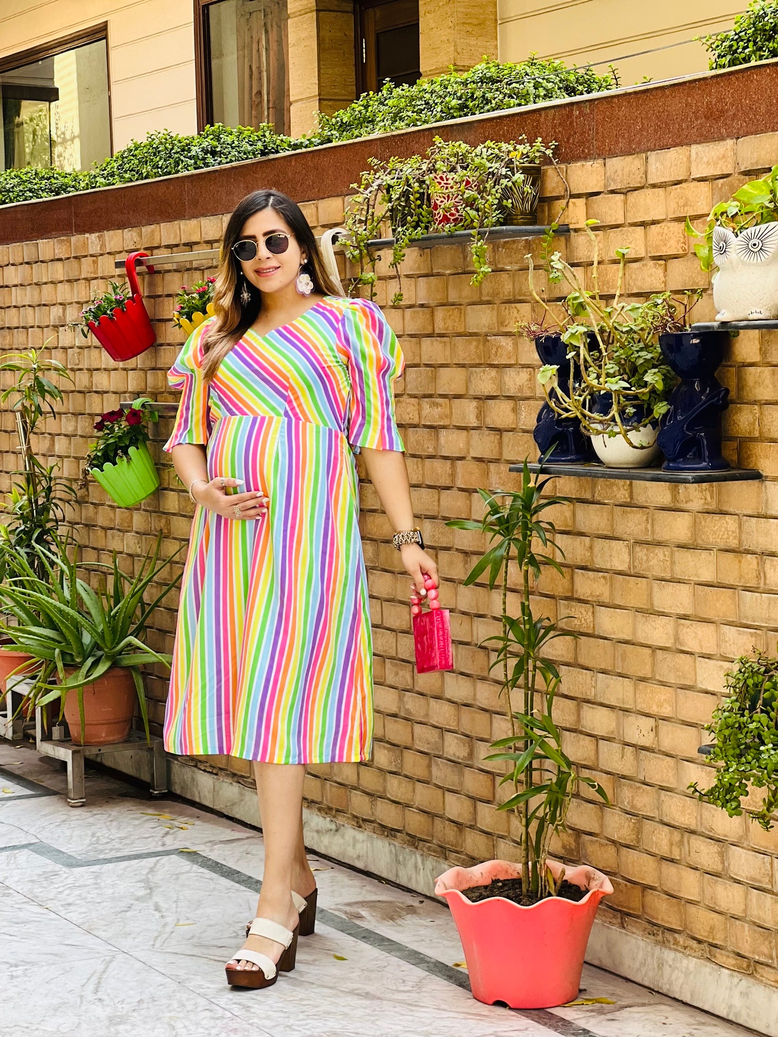 Candy Stripes Midi
