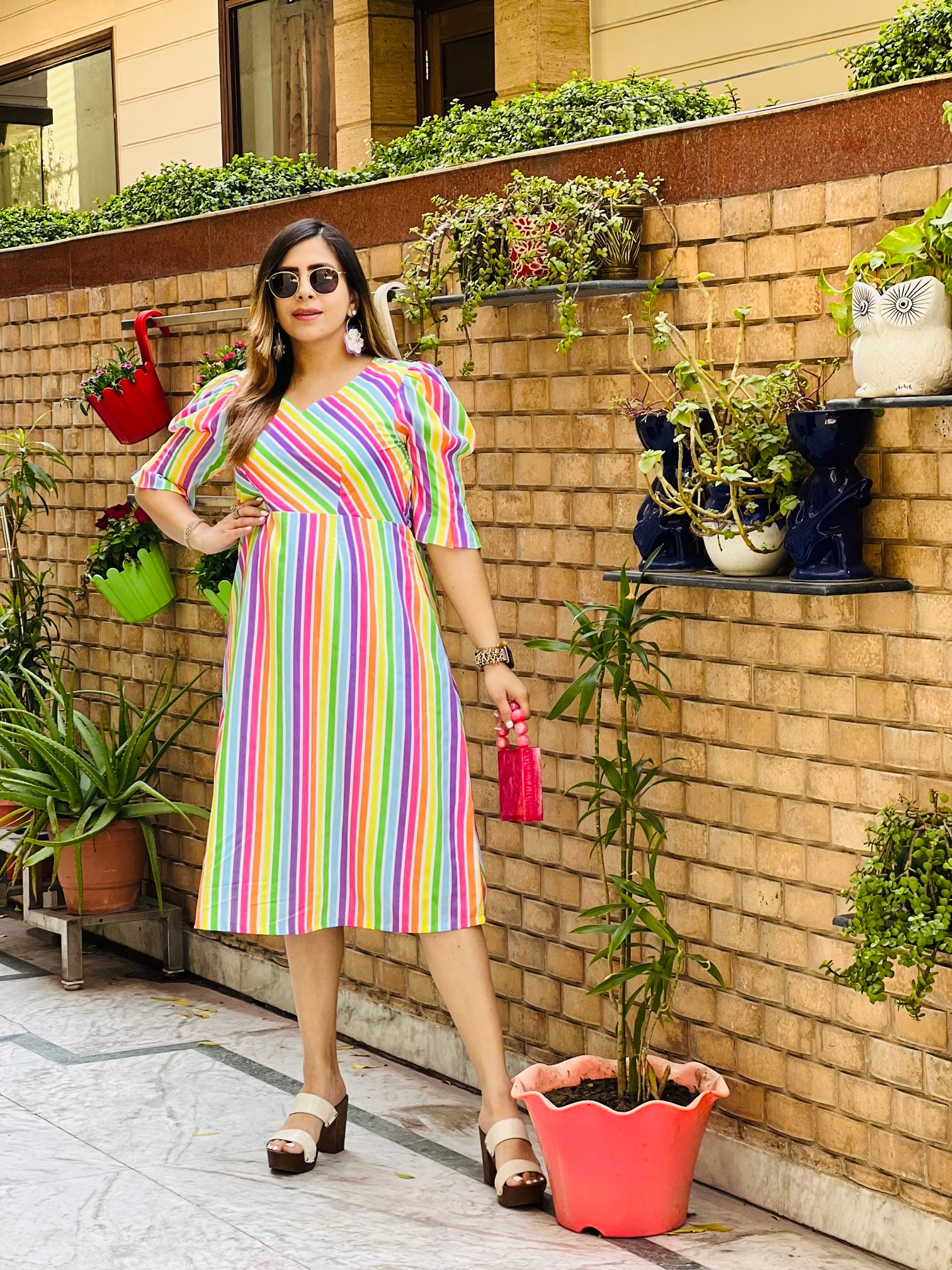Candy Stripes Midi