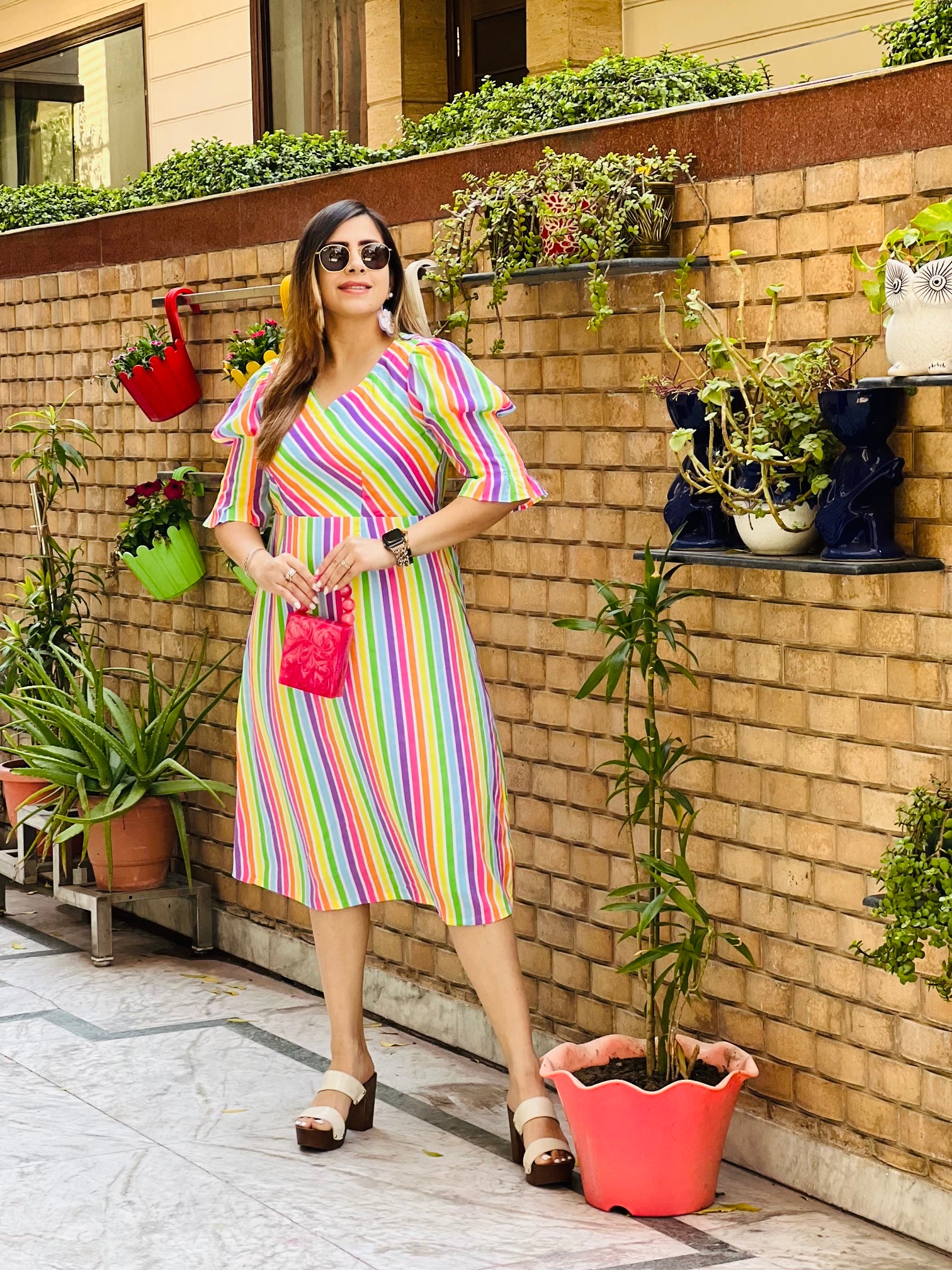 Candy Stripes Midi