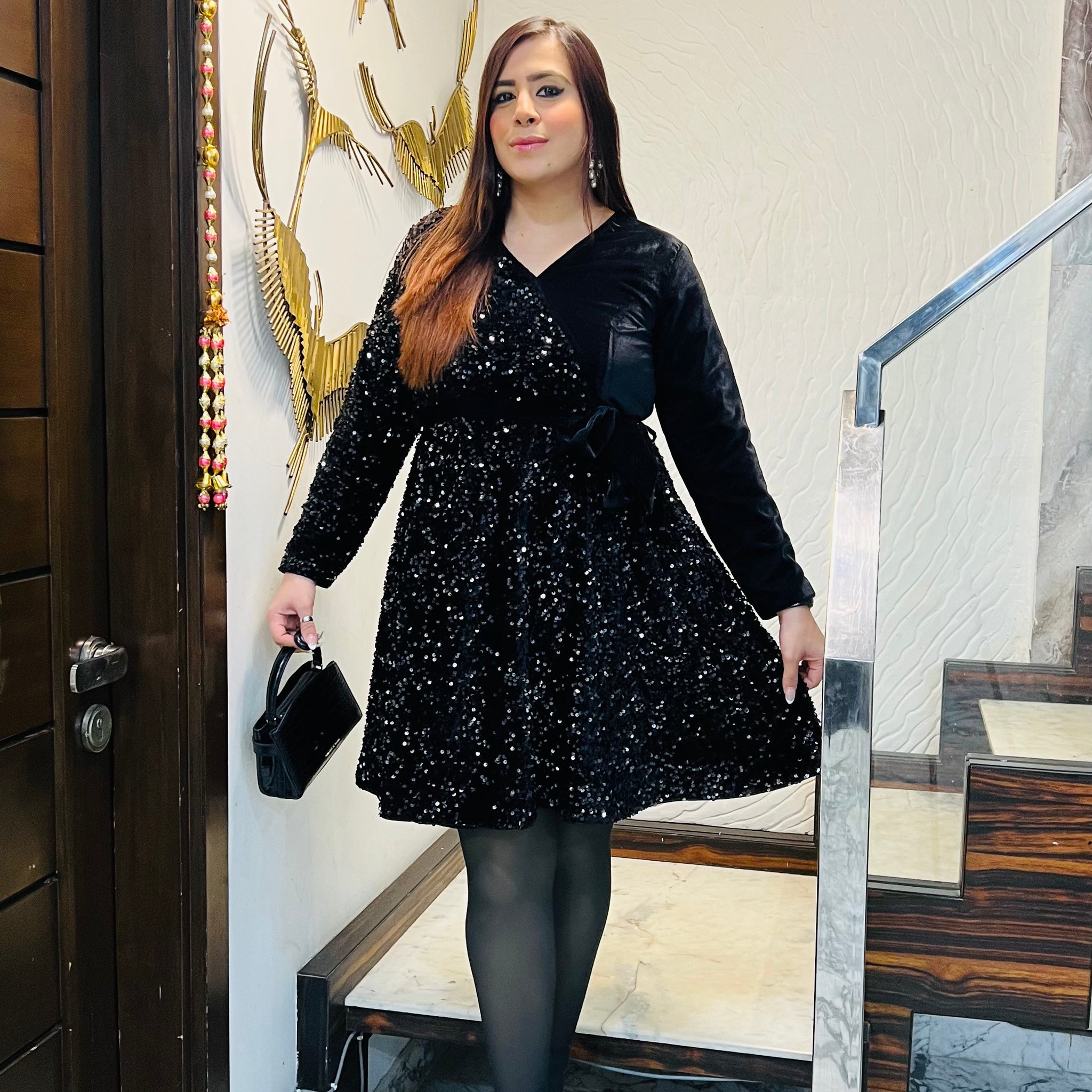 Devil’s Black Sequin Dress