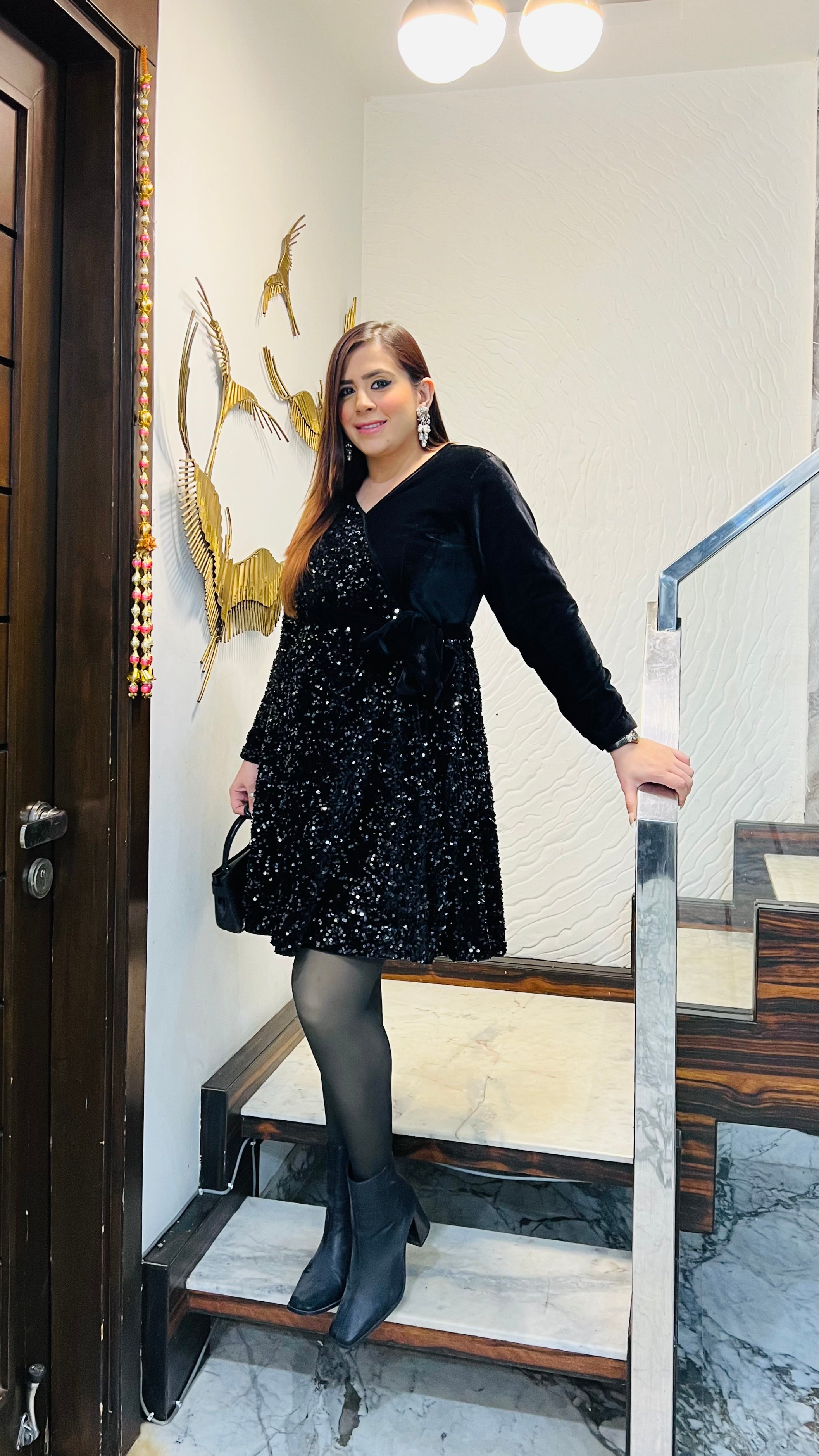 Devil’s Black Sequin Dress