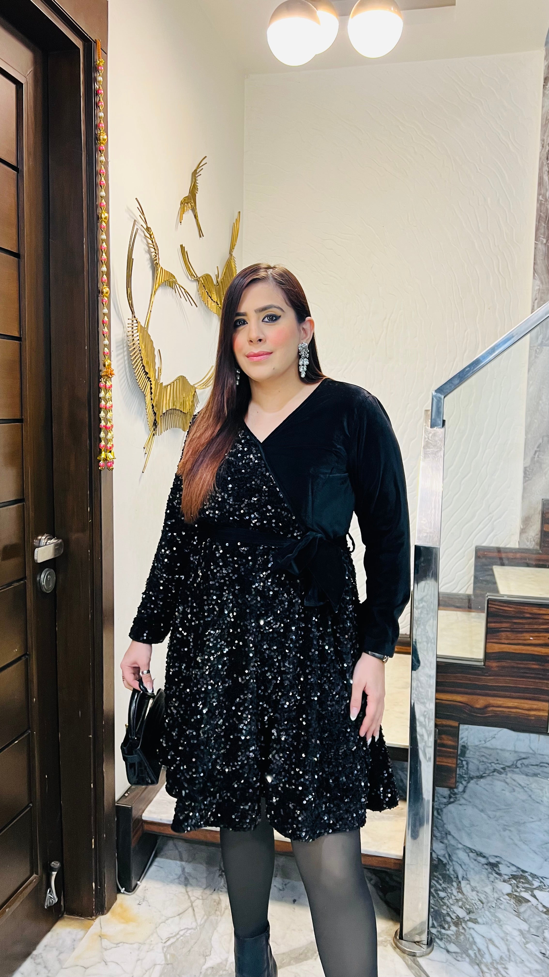 Devil’s Black Sequin Dress