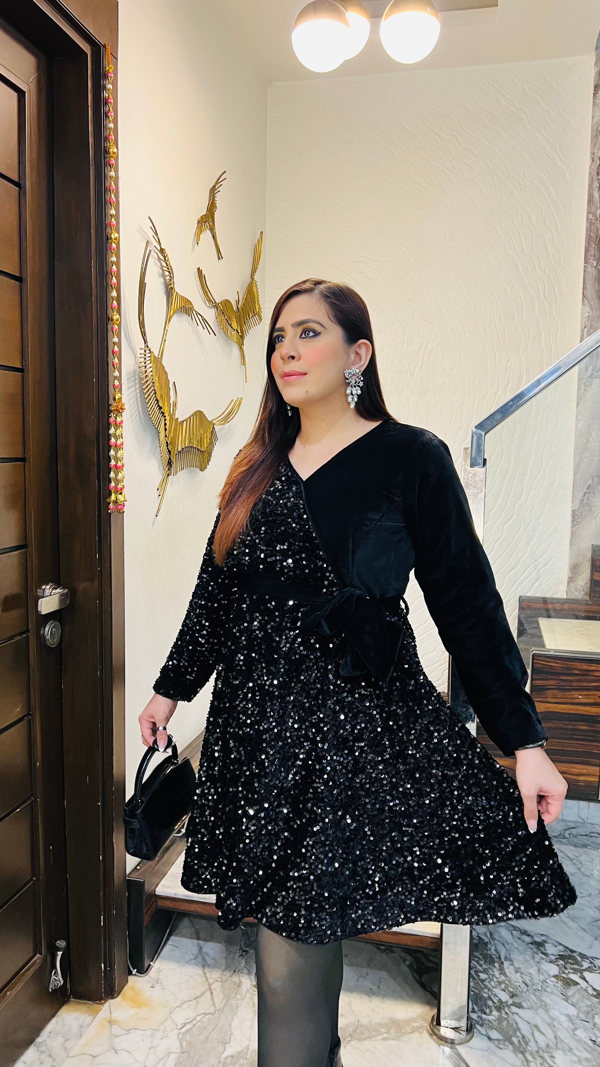 Devil’s Black Sequin Dress