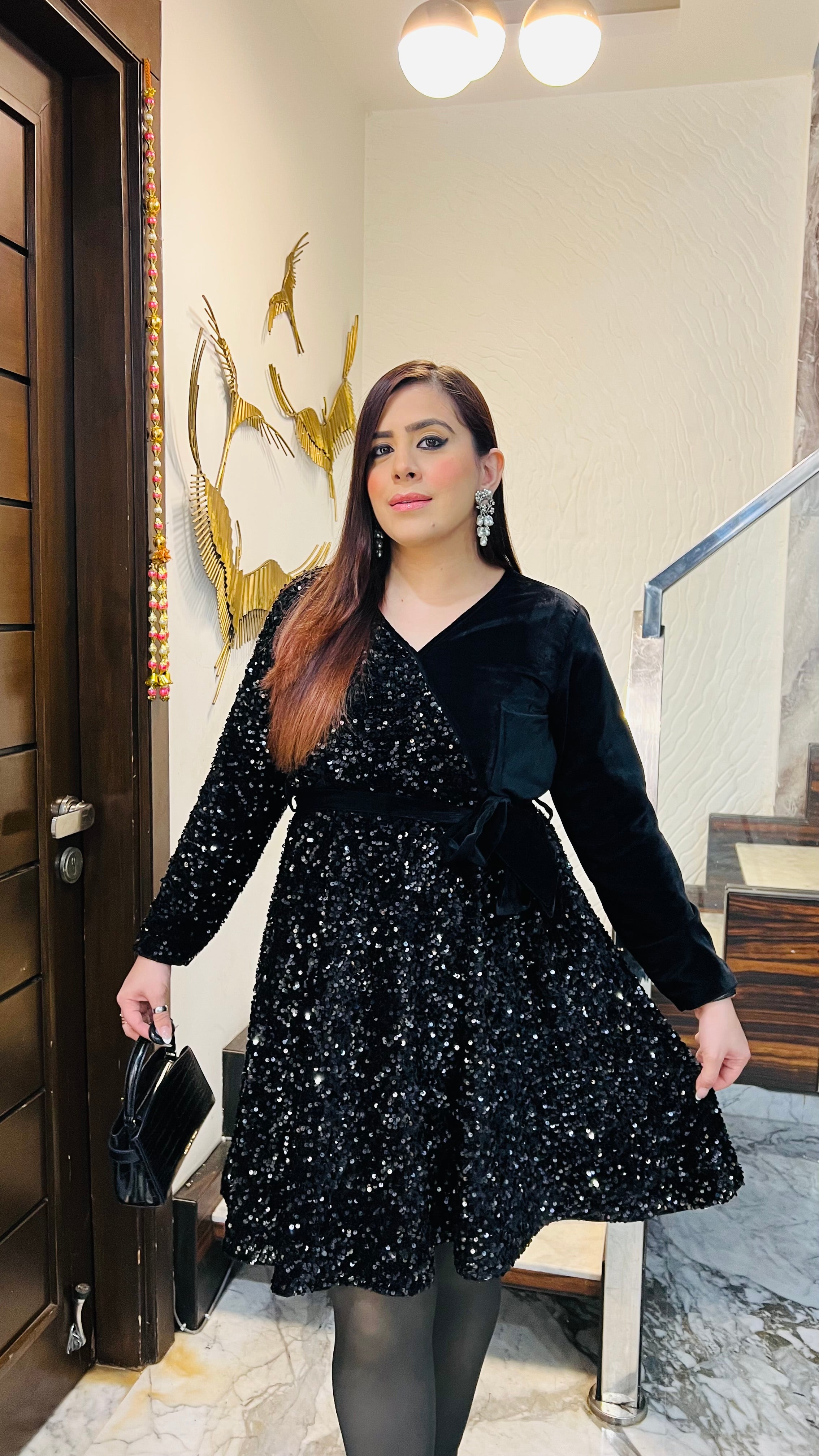 Devil’s Black Sequin Dress