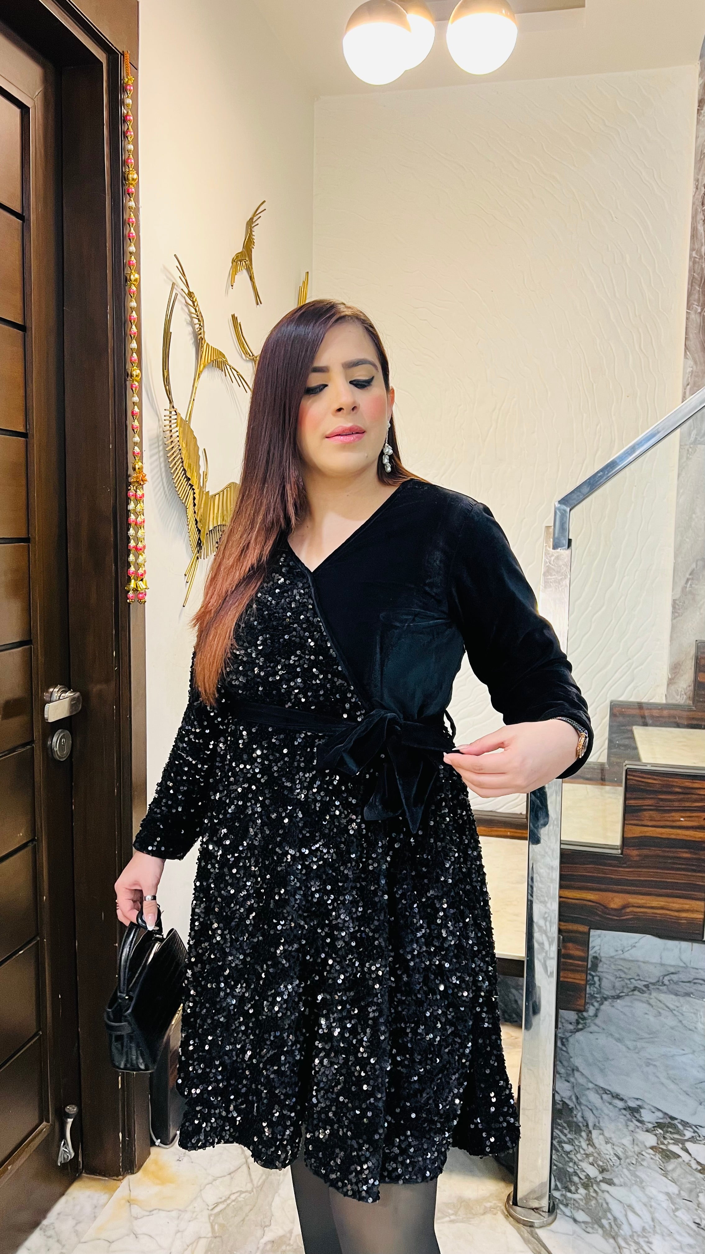 Devil’s Black Sequin Dress