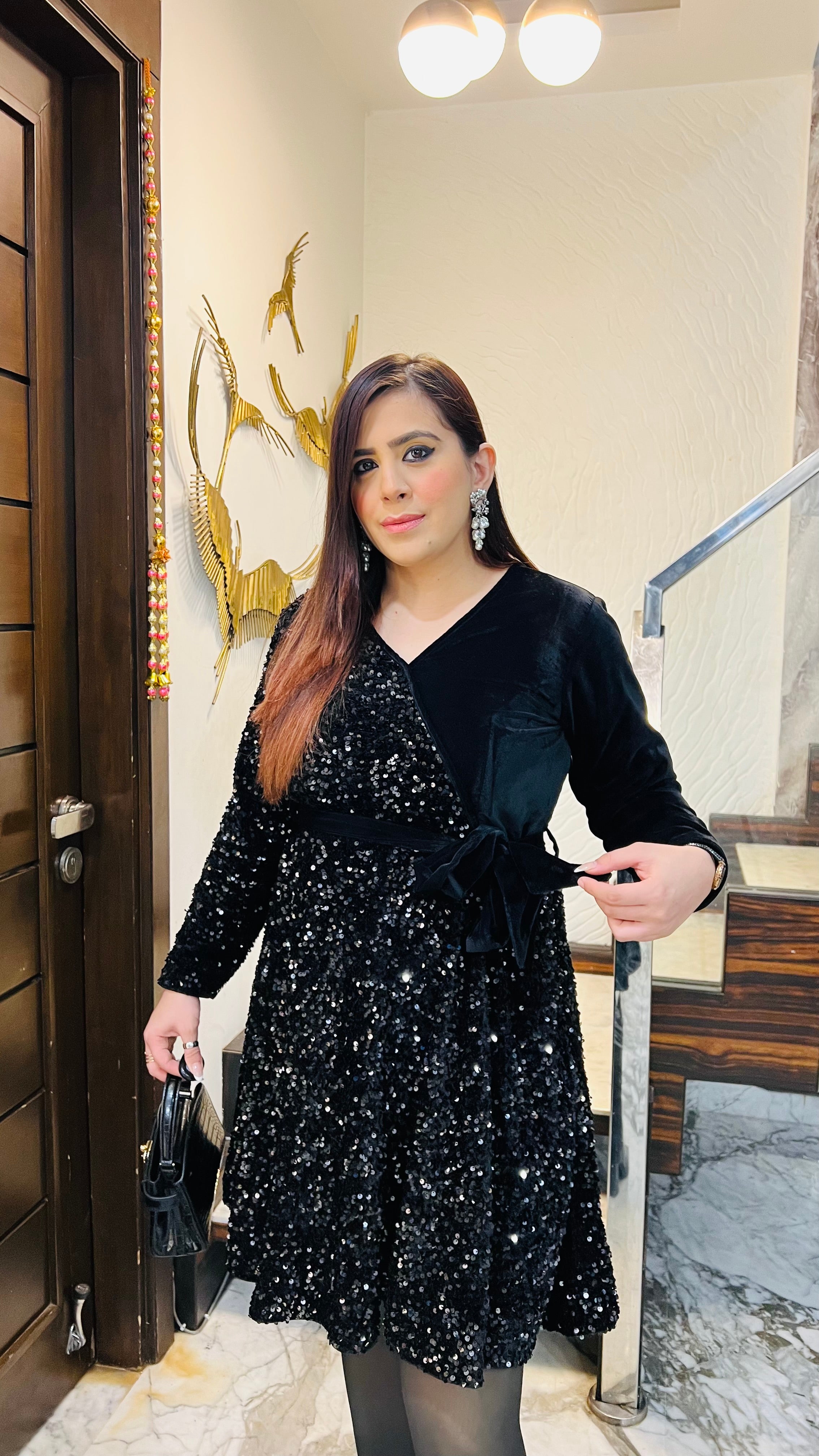 Devil’s Black Sequin Dress