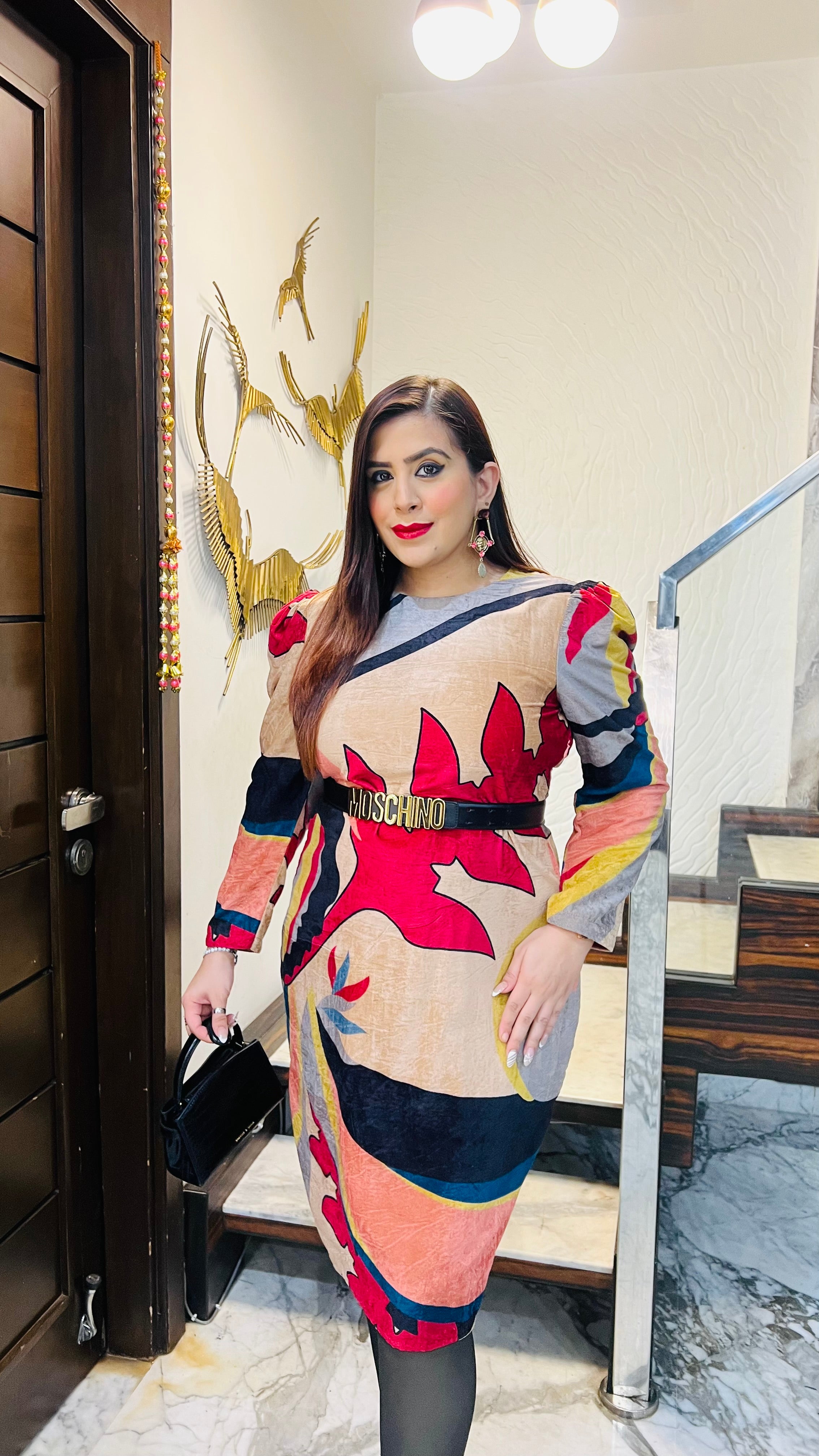 Versatile Velvet Midi Dress