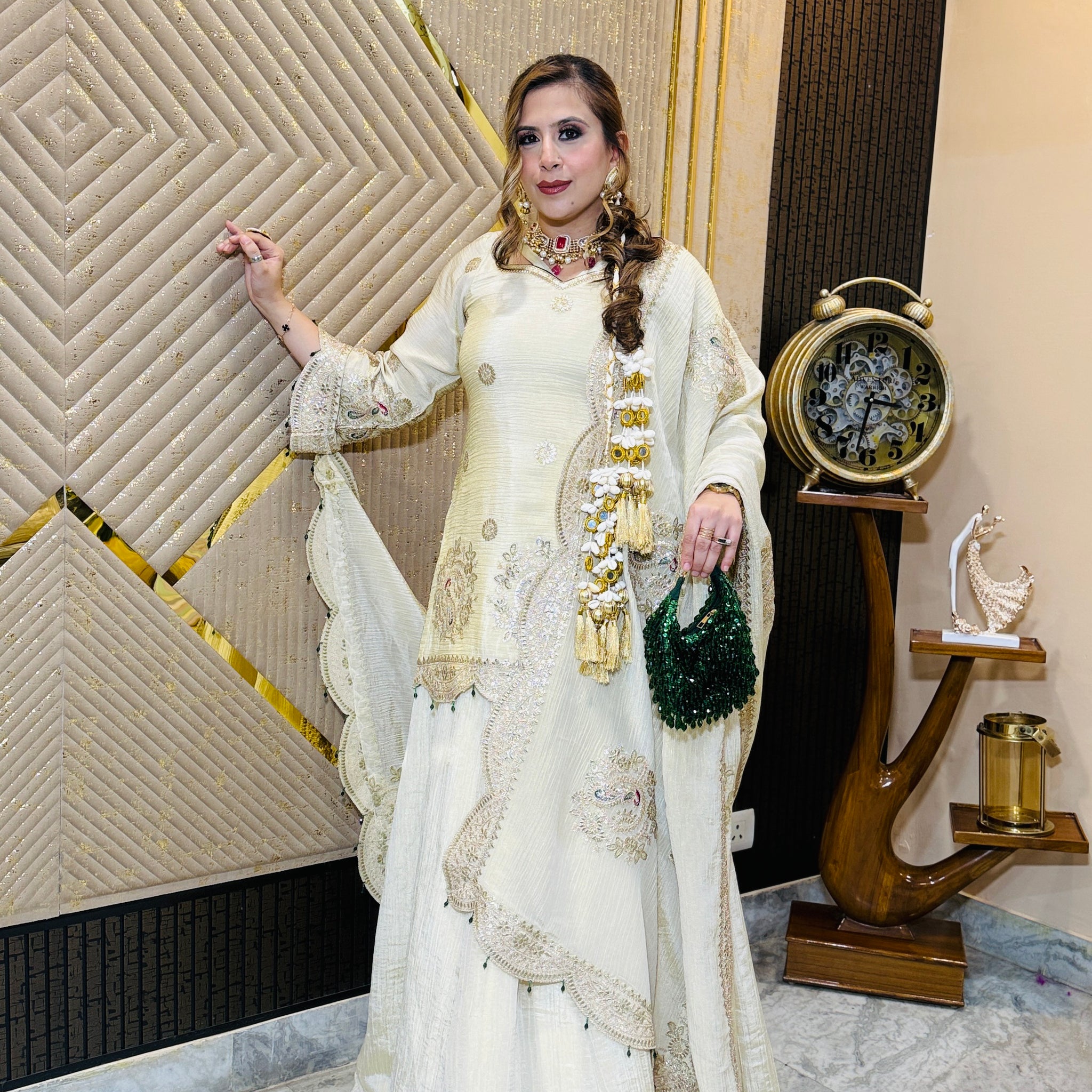 Bird Eye Lehenga Set