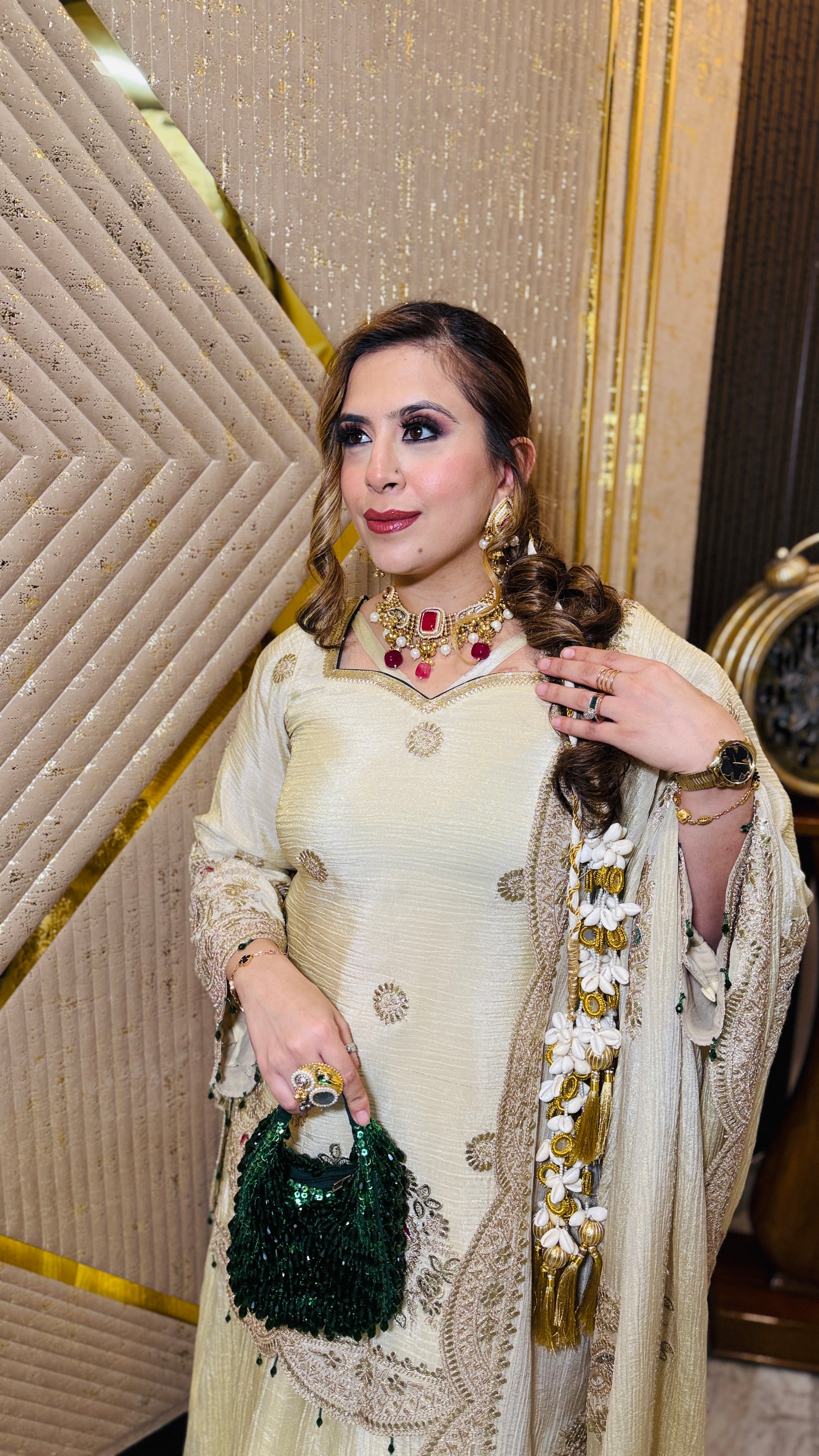 Bird Eye Lehenga Set