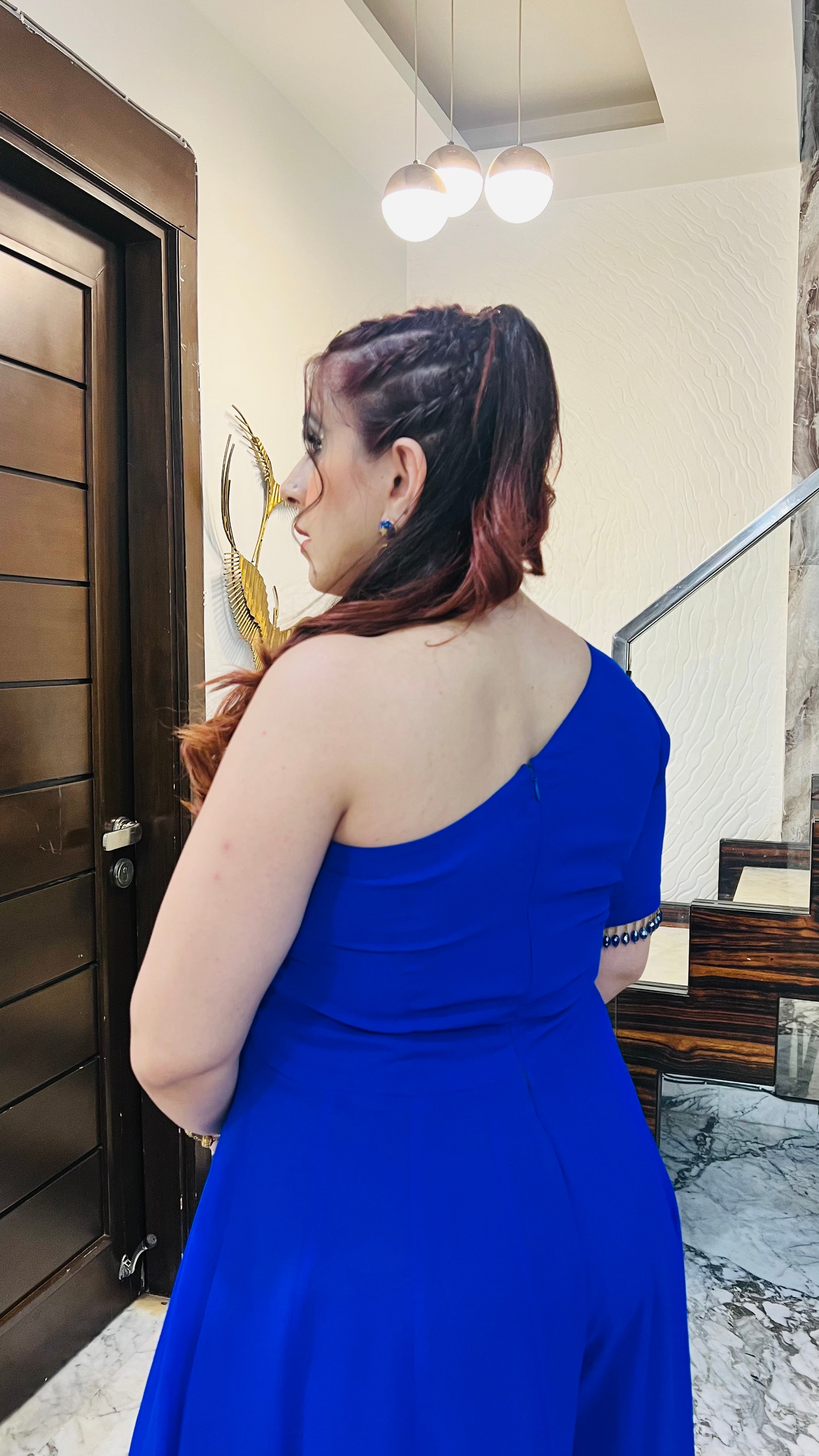 Royal Blue Designer Jumpsuit