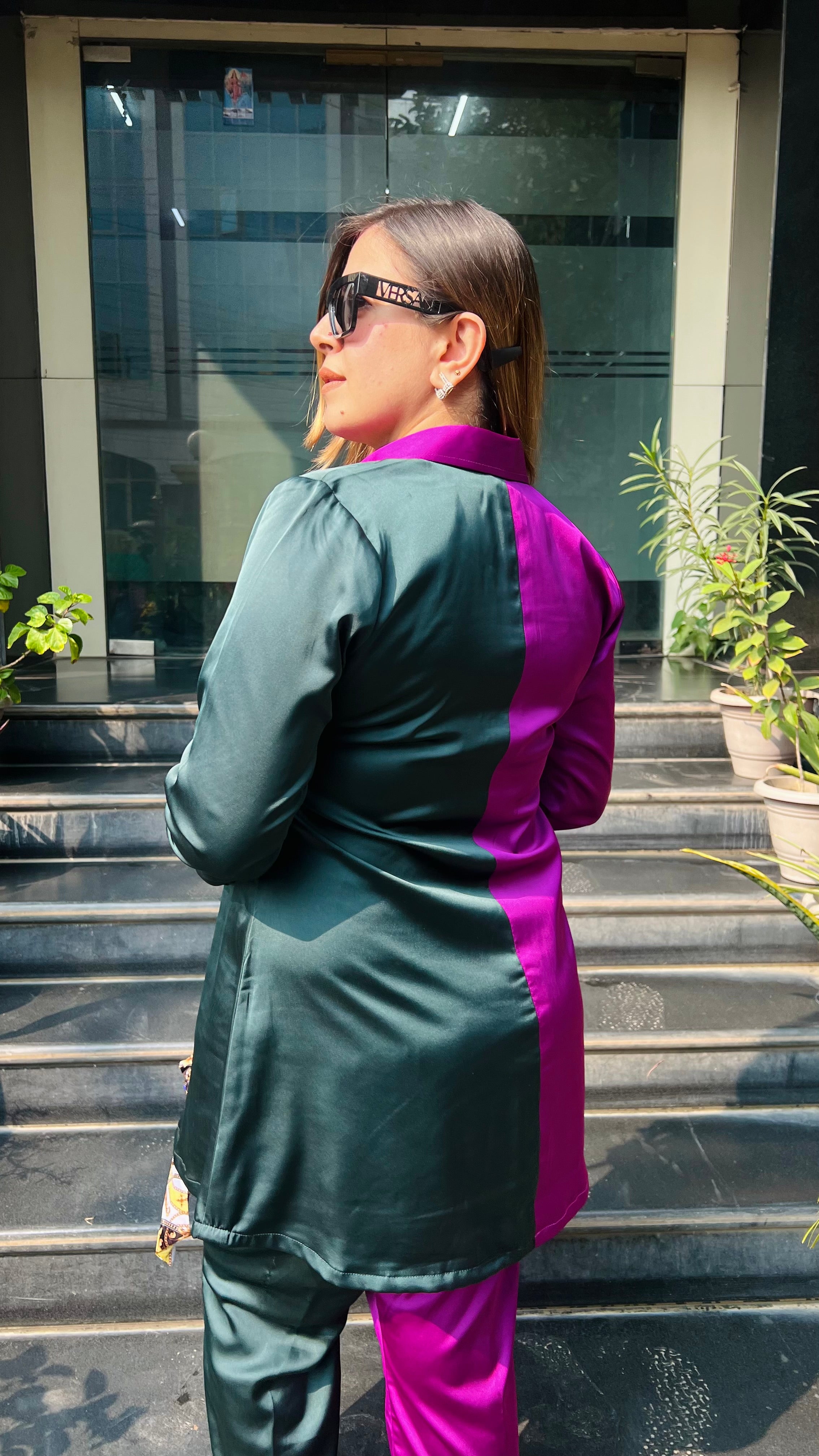 Dual Love Italian Satin Co-ord