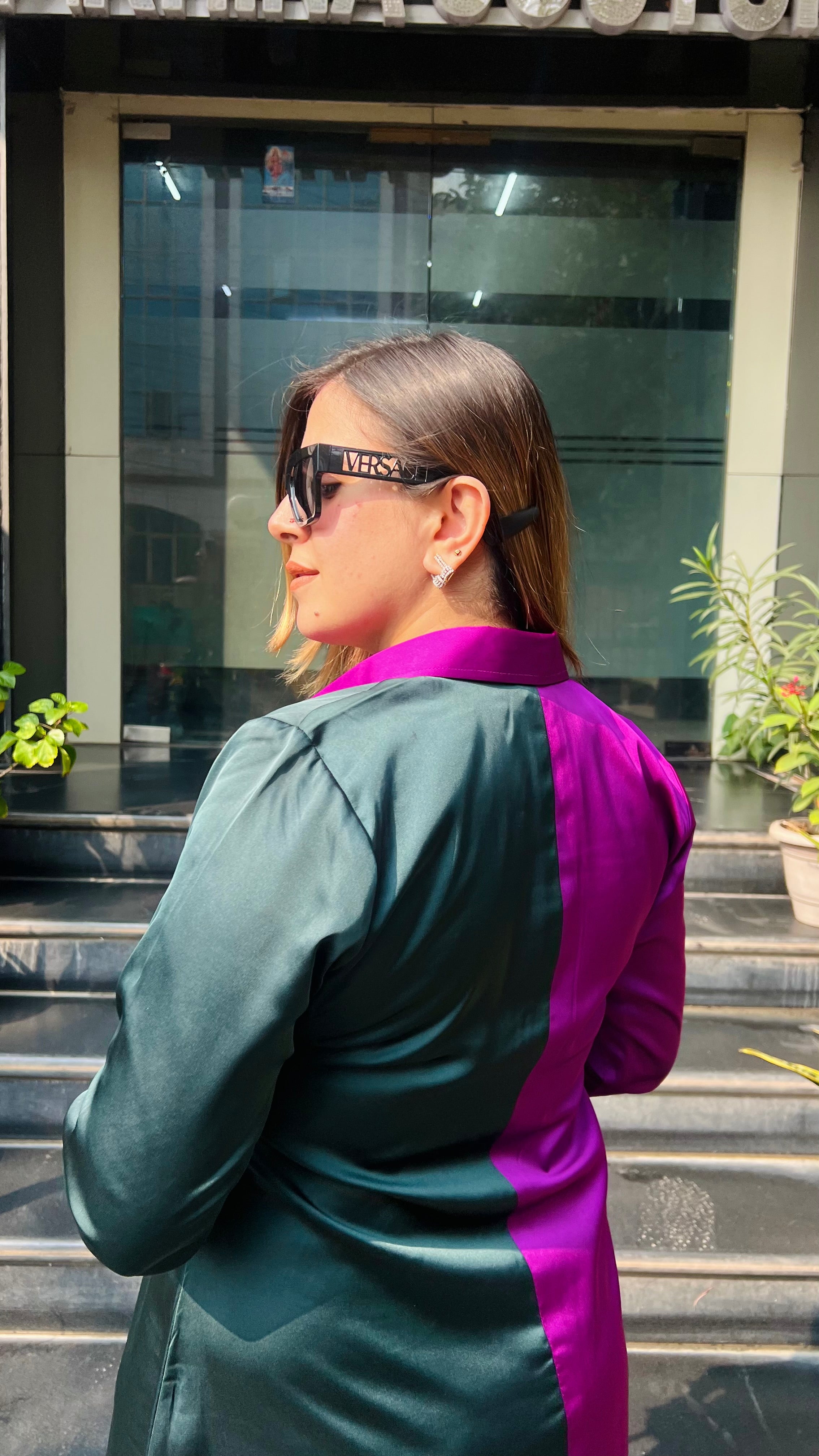 Dual Love Italian Satin Co-ord