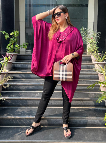 Wine Seamless Style Top