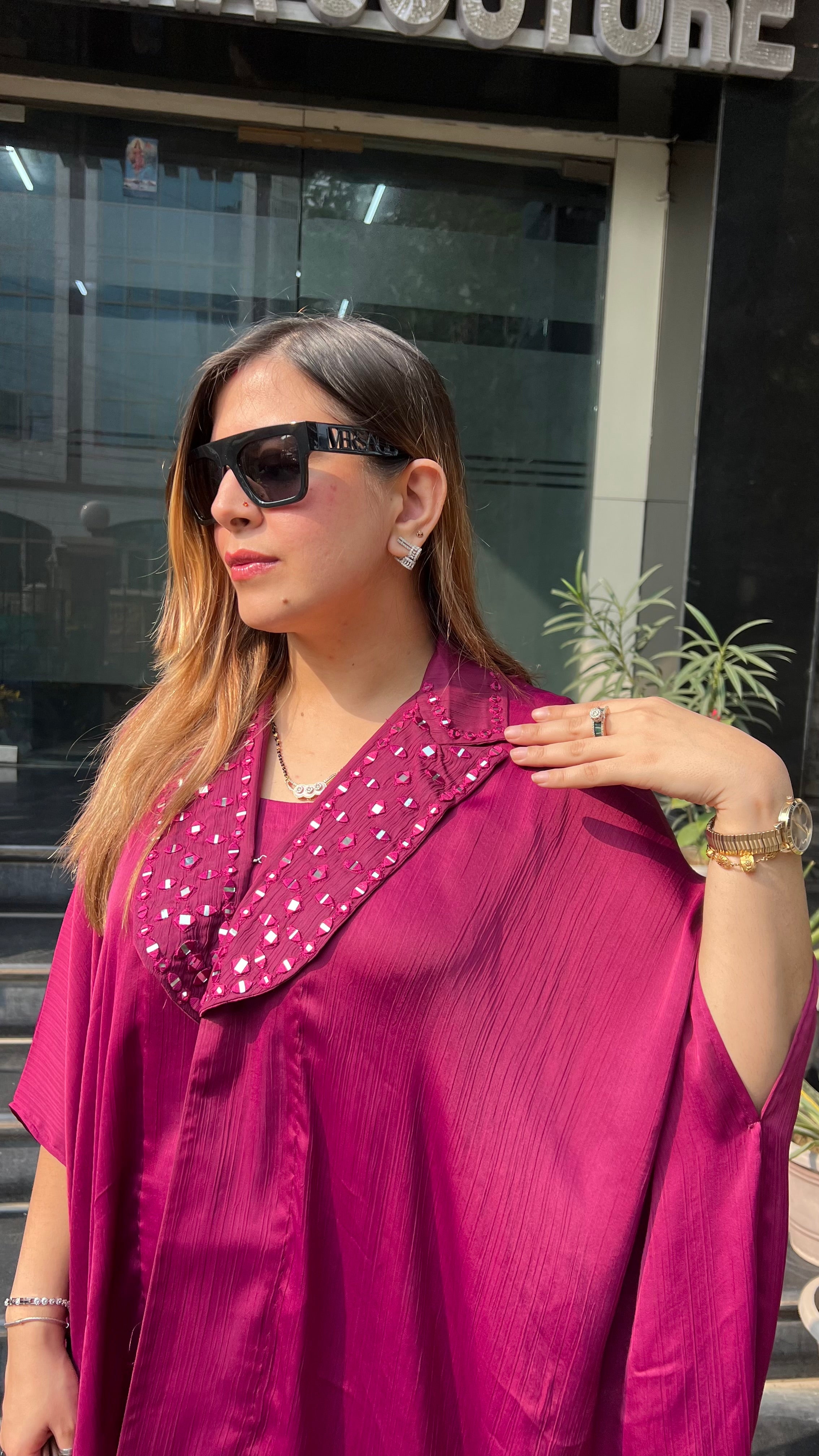 Wine Seamless Style Top