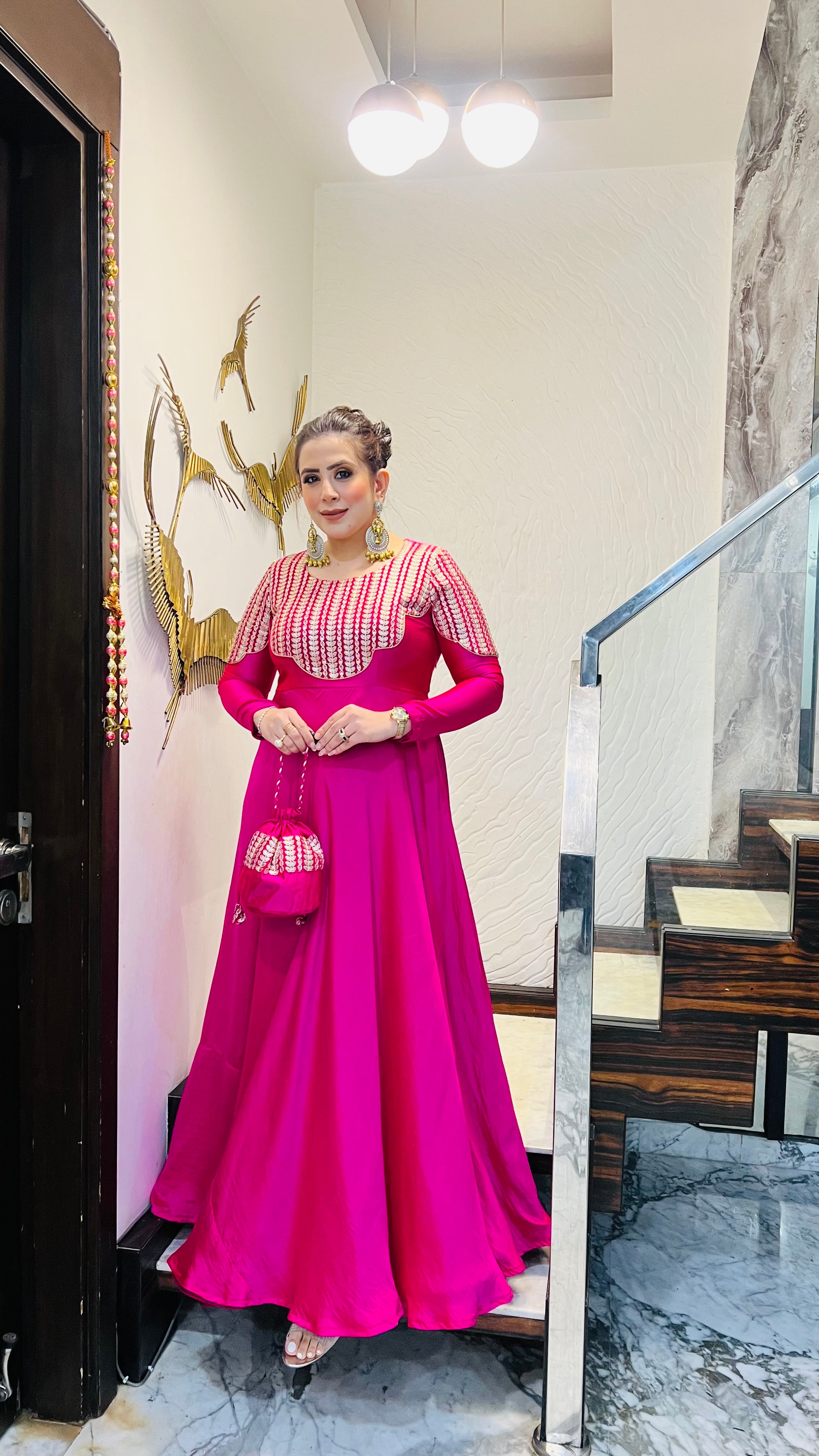 Jaipur ka Gota Winter Gown