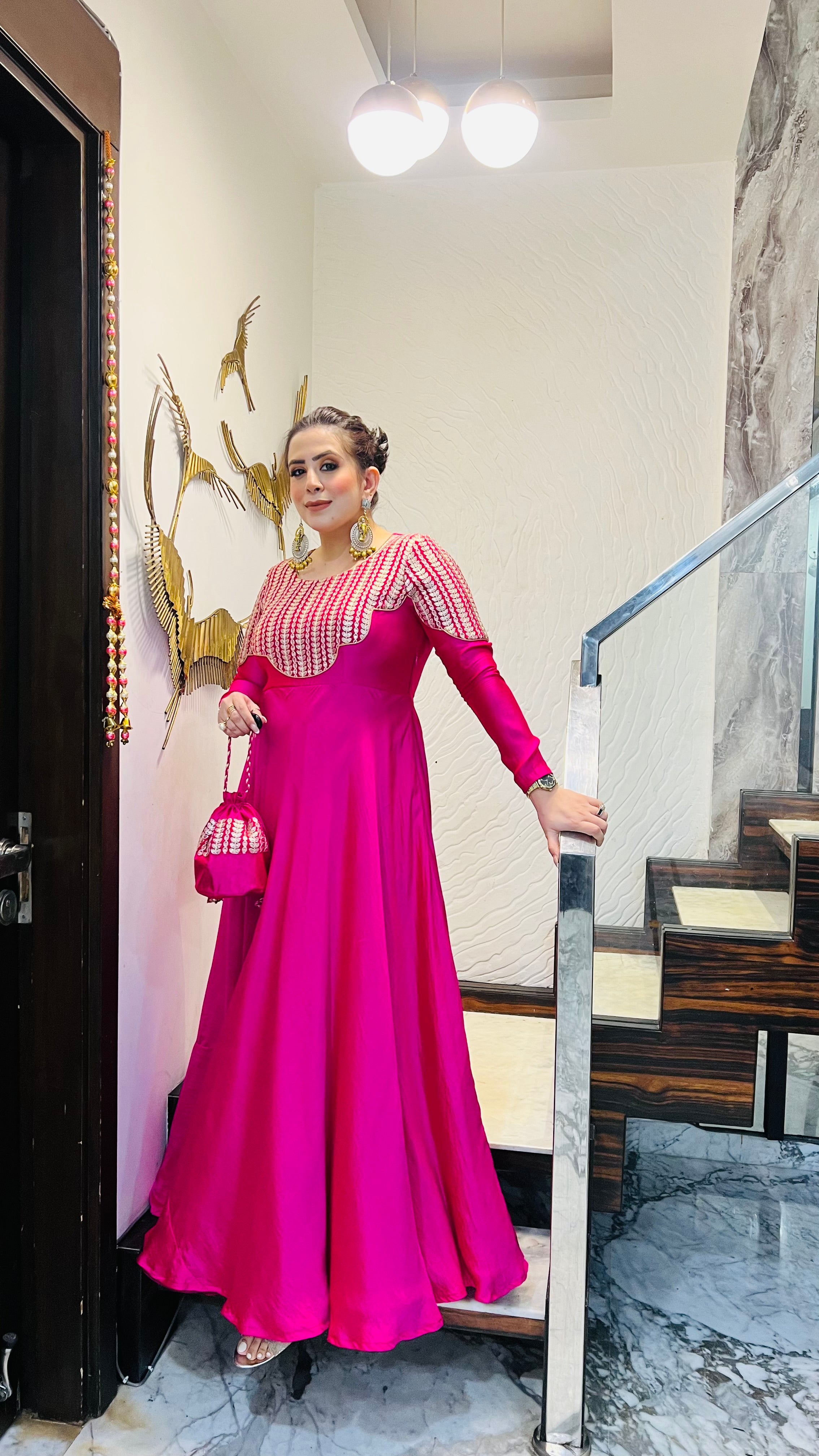 Jaipur ka Gota Winter Gown