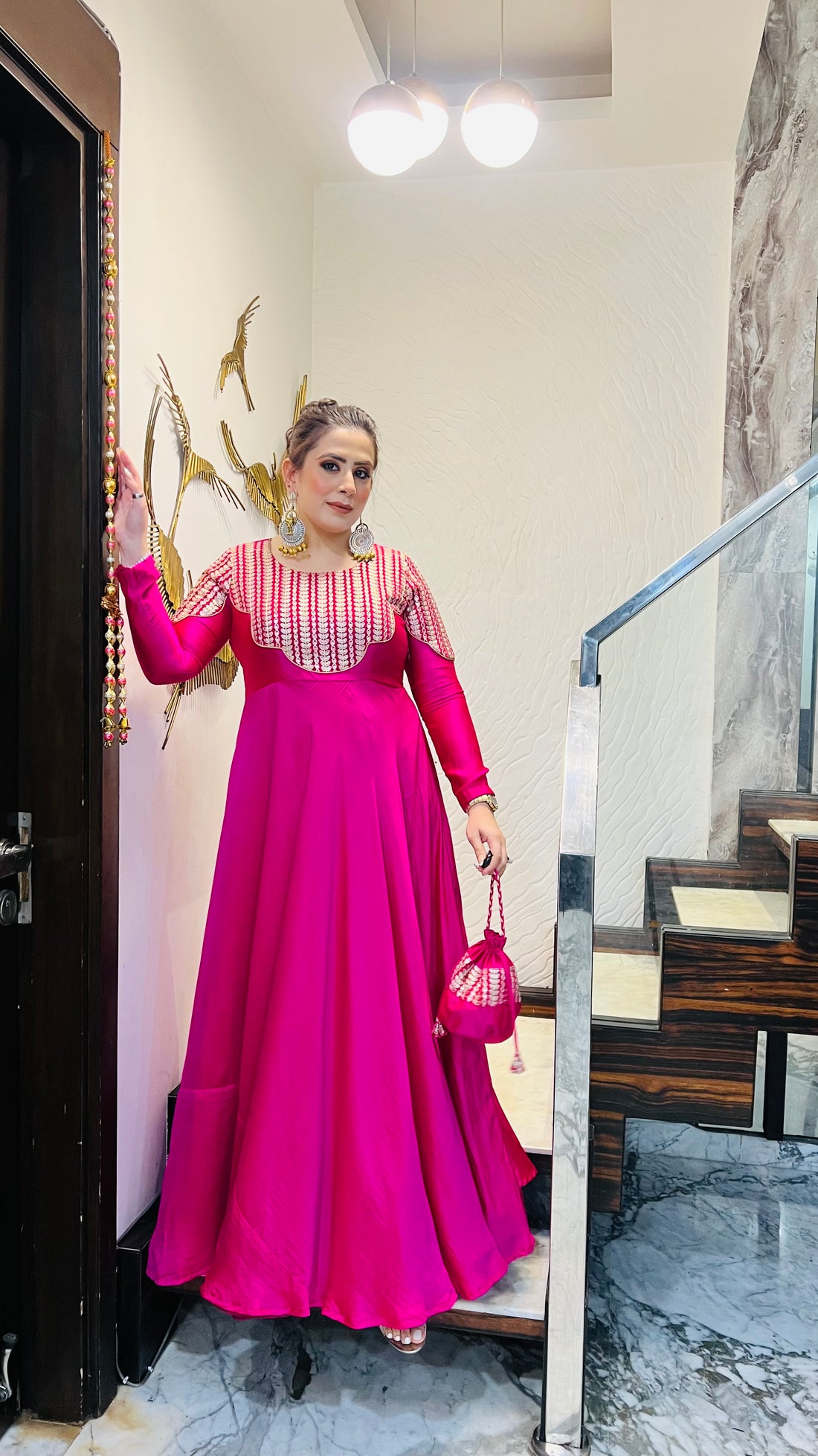 Jaipur ka Gota Winter Gown