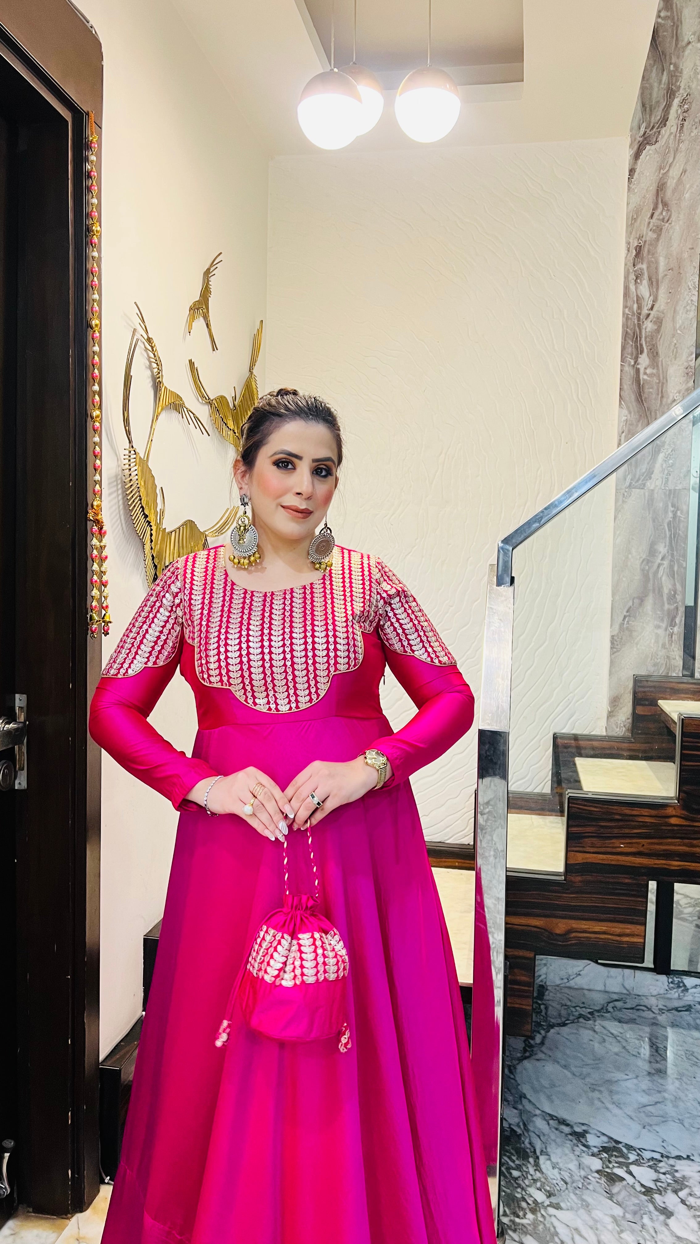 Jaipur ka Gota Winter Gown