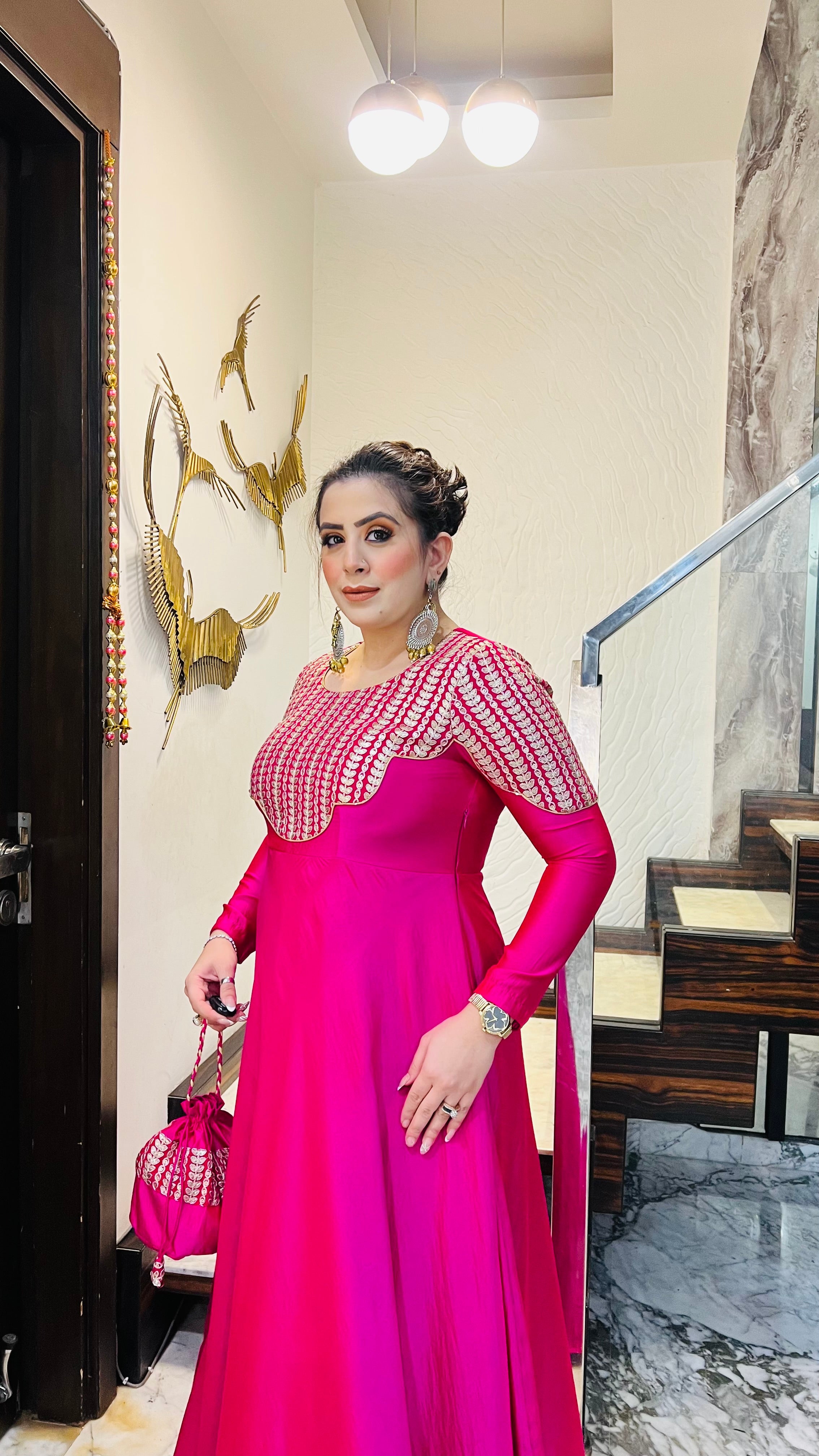 Jaipur ka Gota Winter Gown