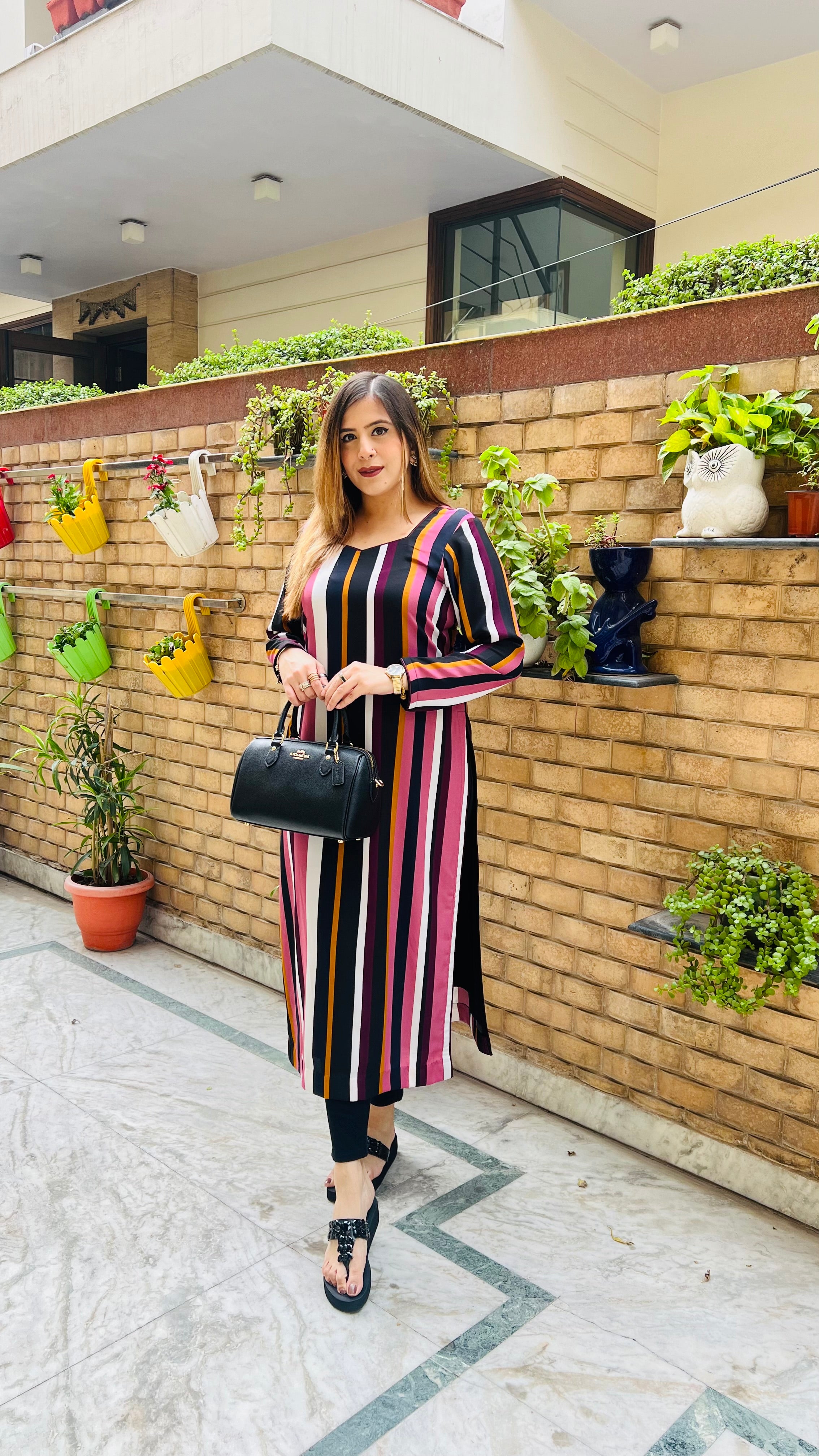 Stunning Stripes Kurti