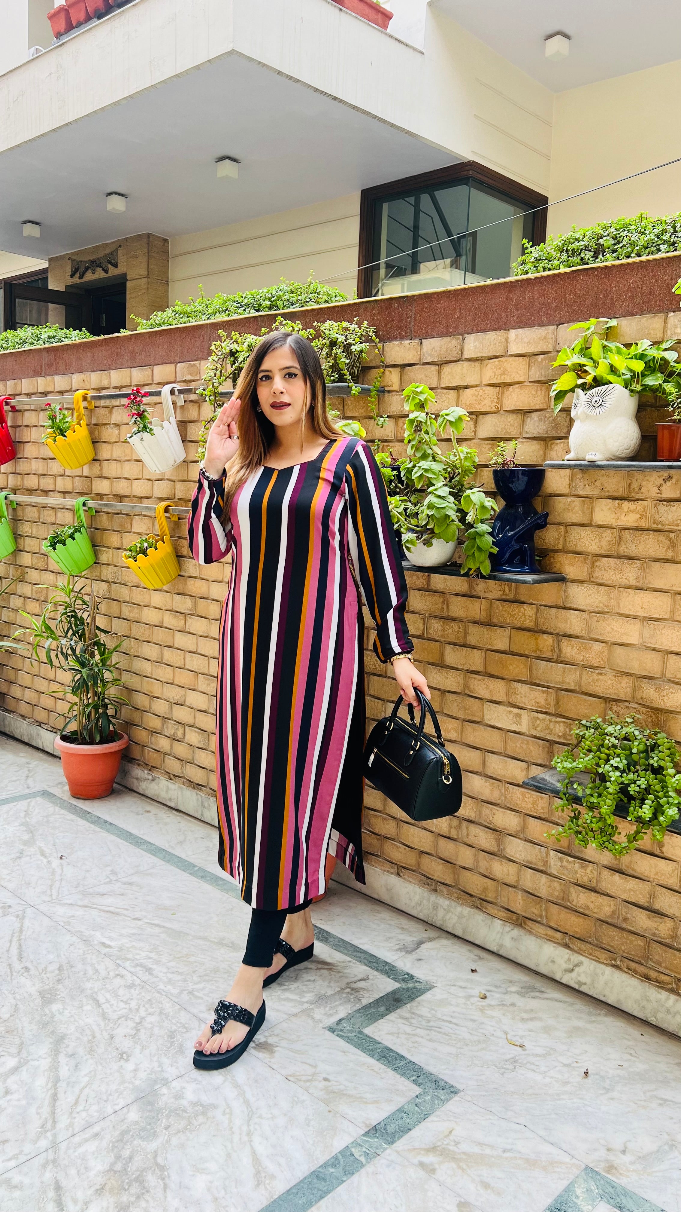 Stunning Stripes Kurti