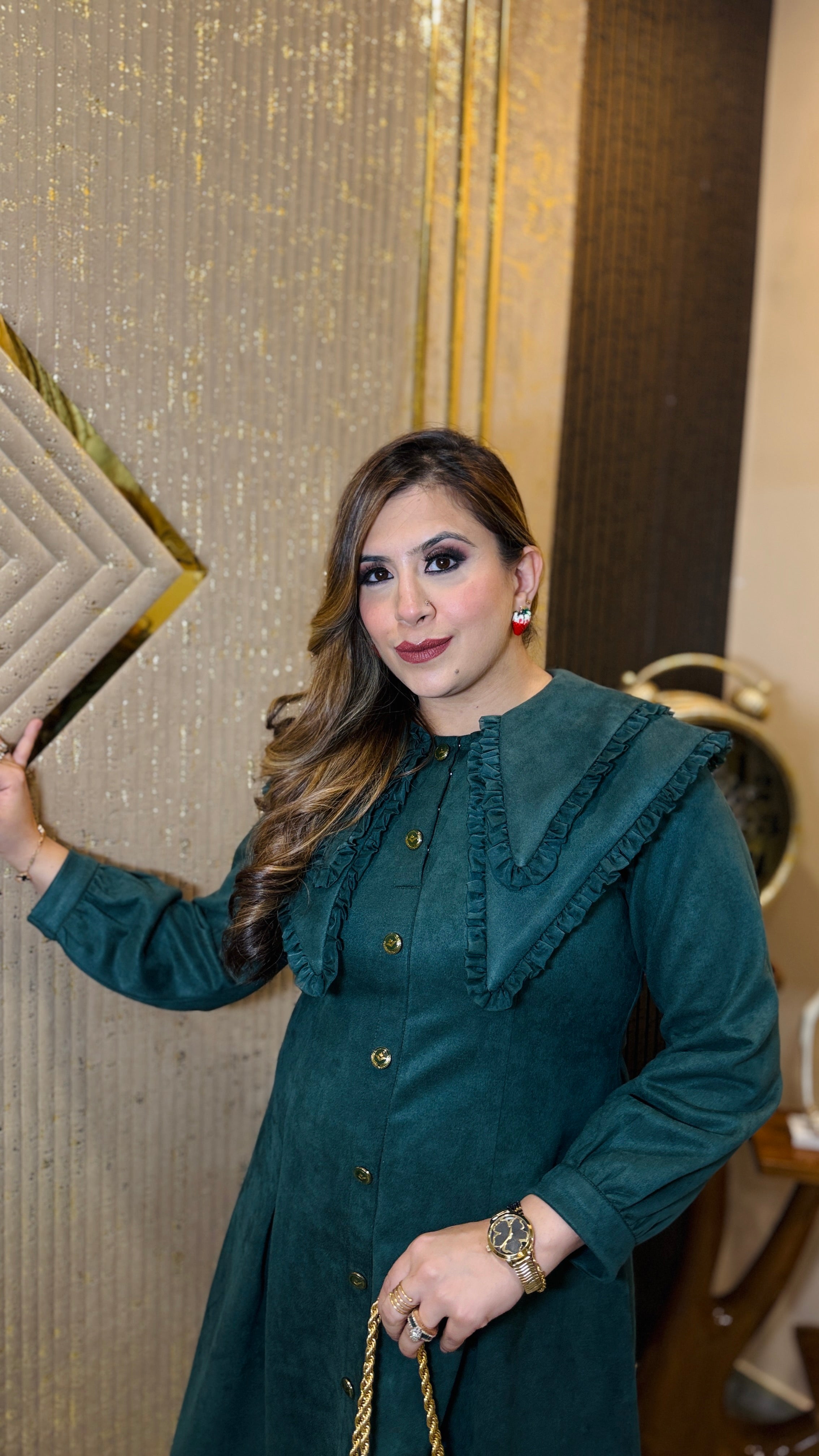 Green Visa Birthday Dress