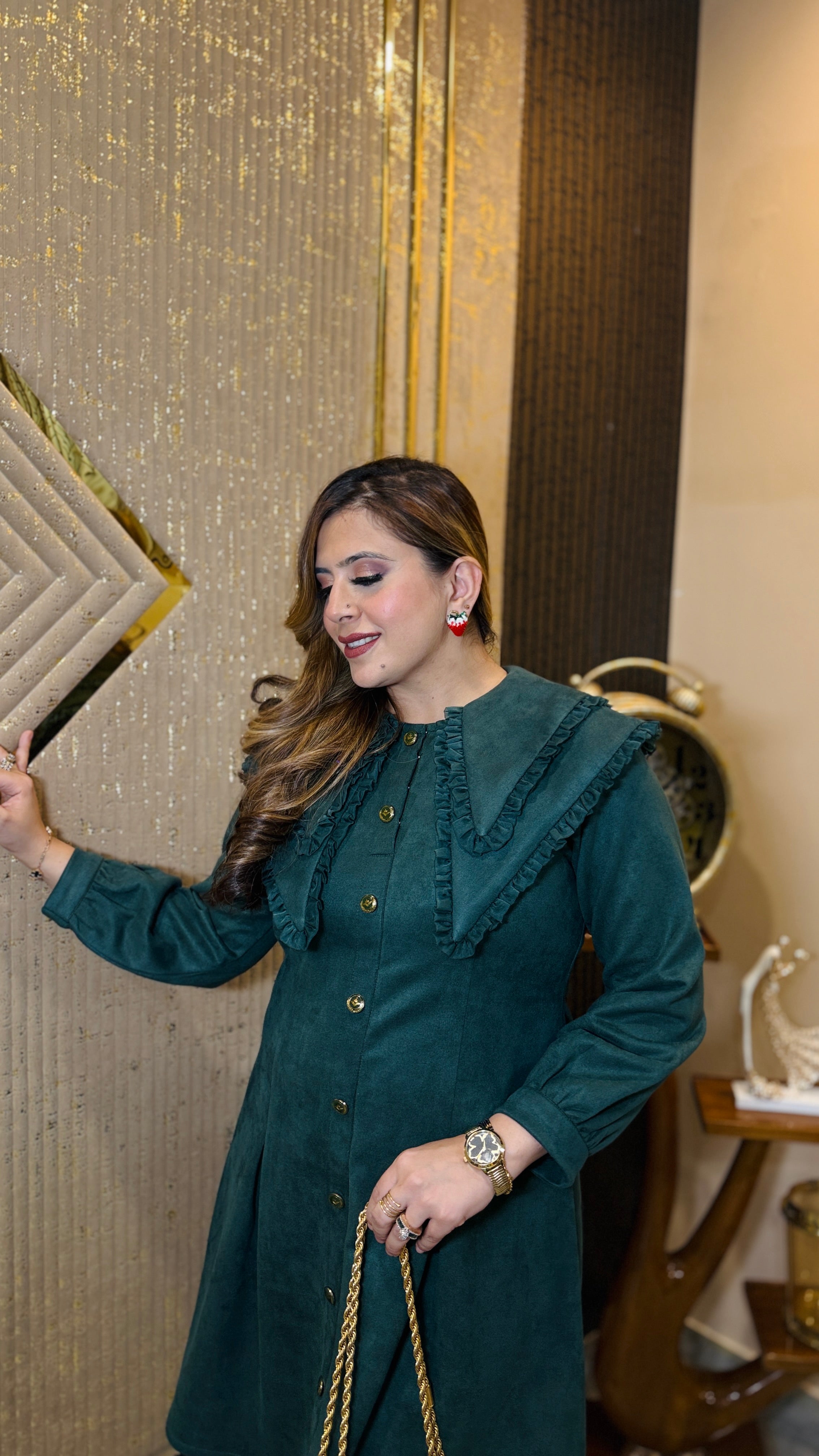 Green Visa Birthday Dress