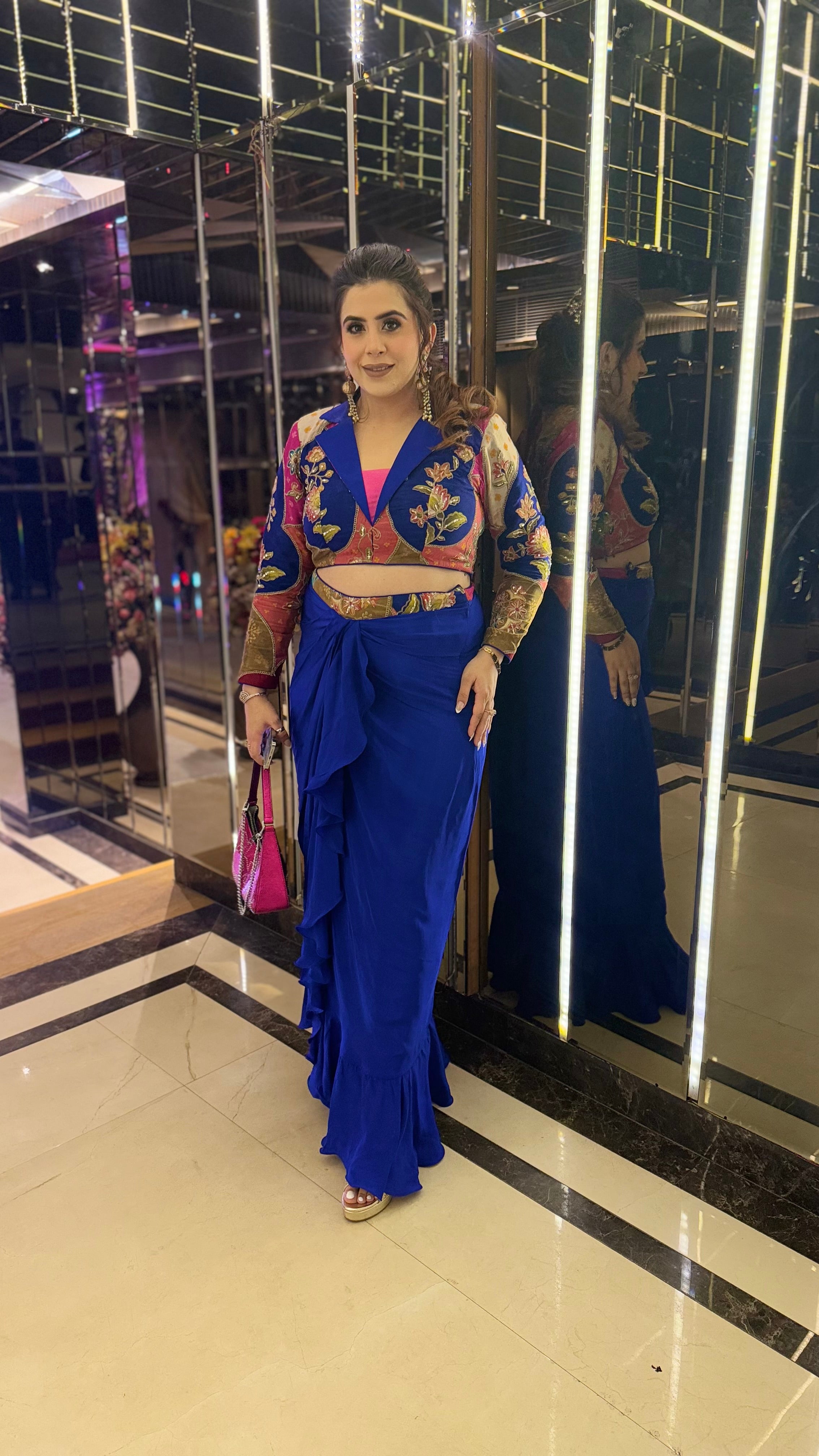 Electric Blue Carnival Co-Ord