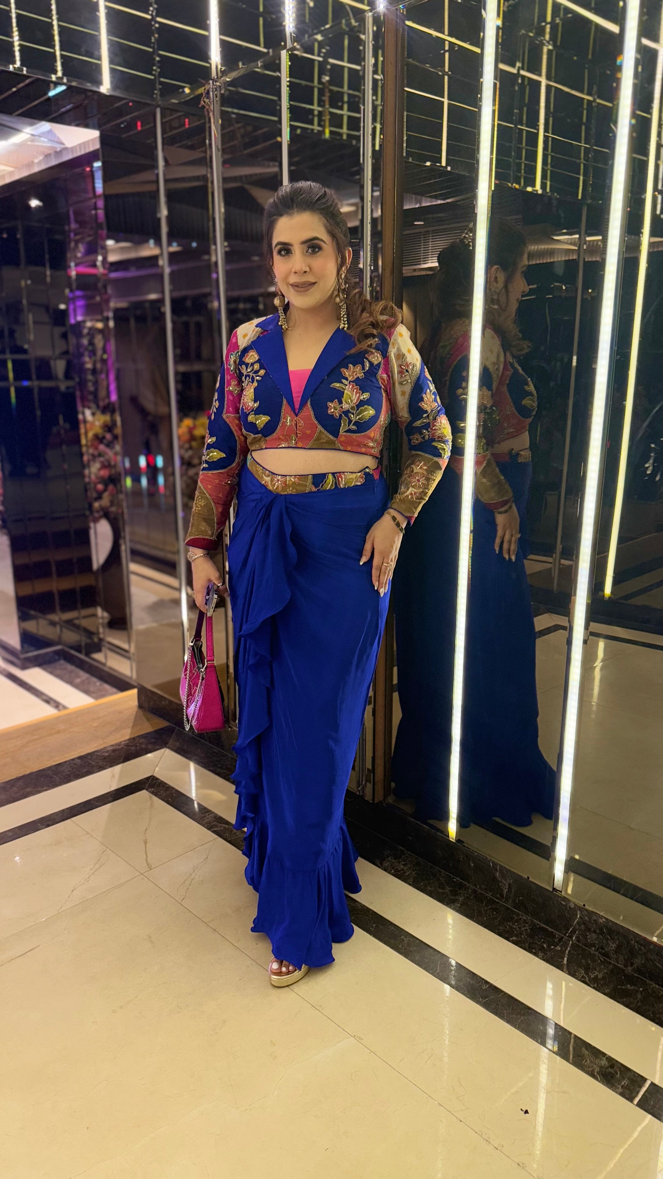 Electric Blue Carnival Co-Ord