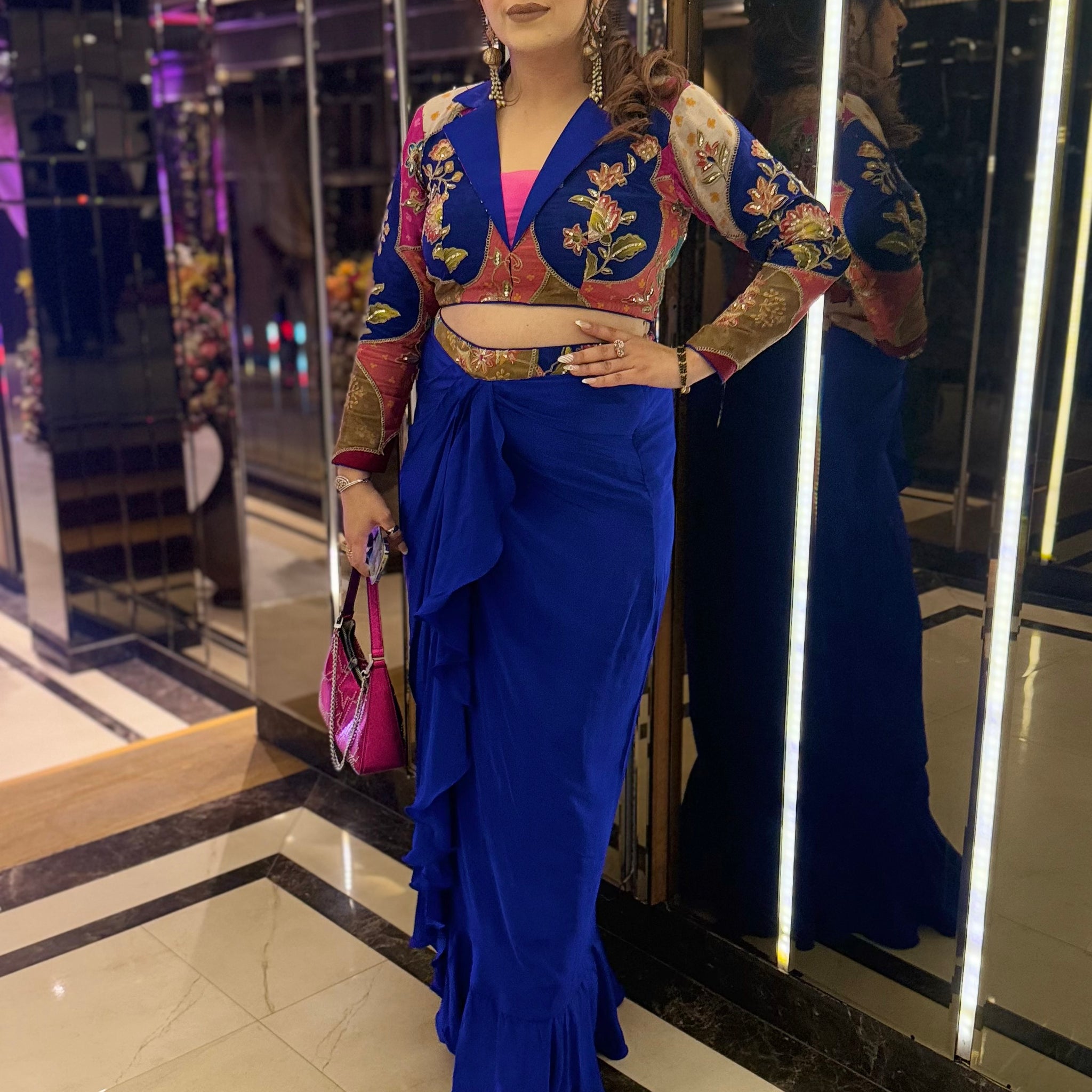 Electric Blue Carnival Co-Ord