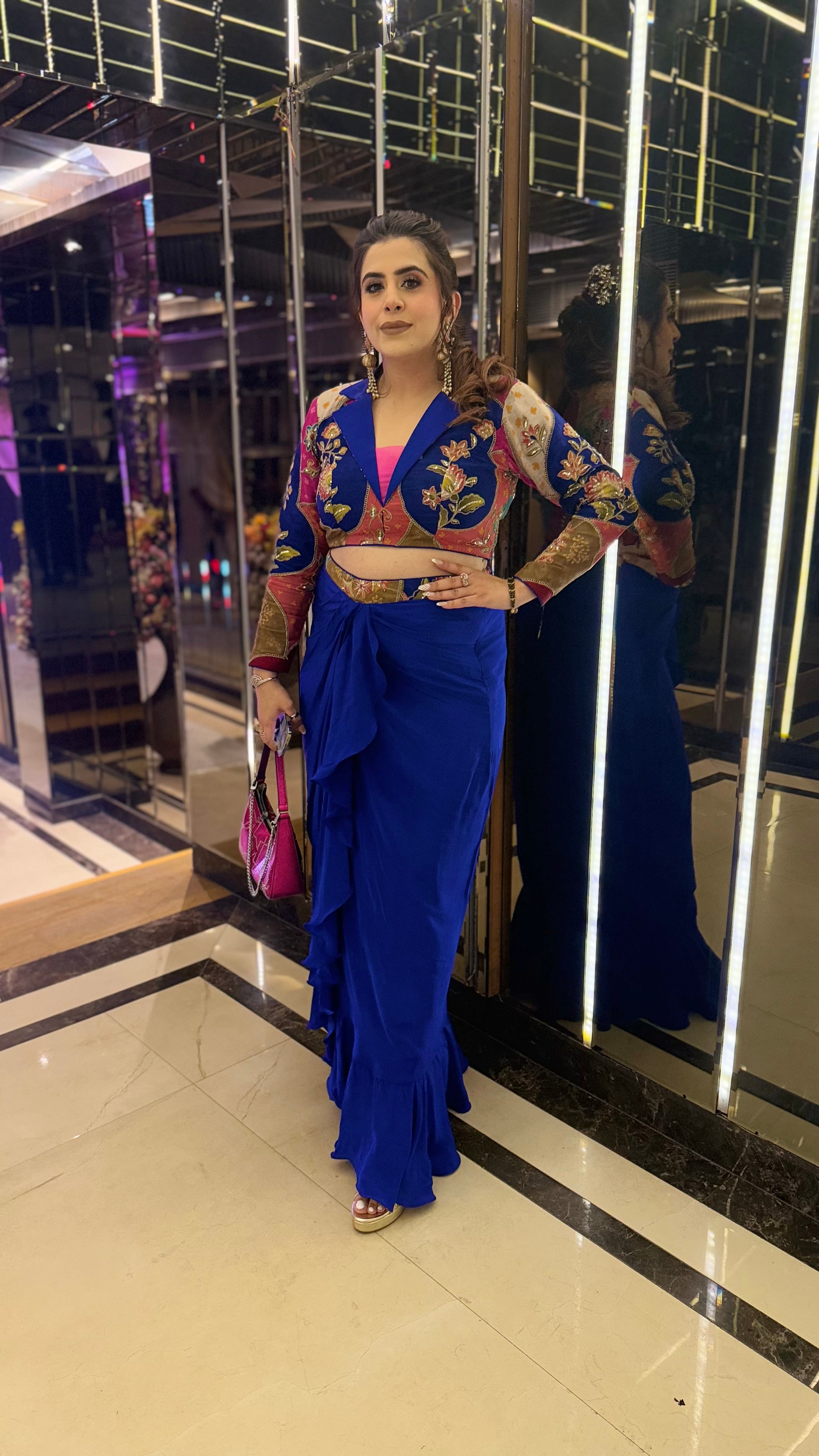 Electric Blue Carnival Co-Ord