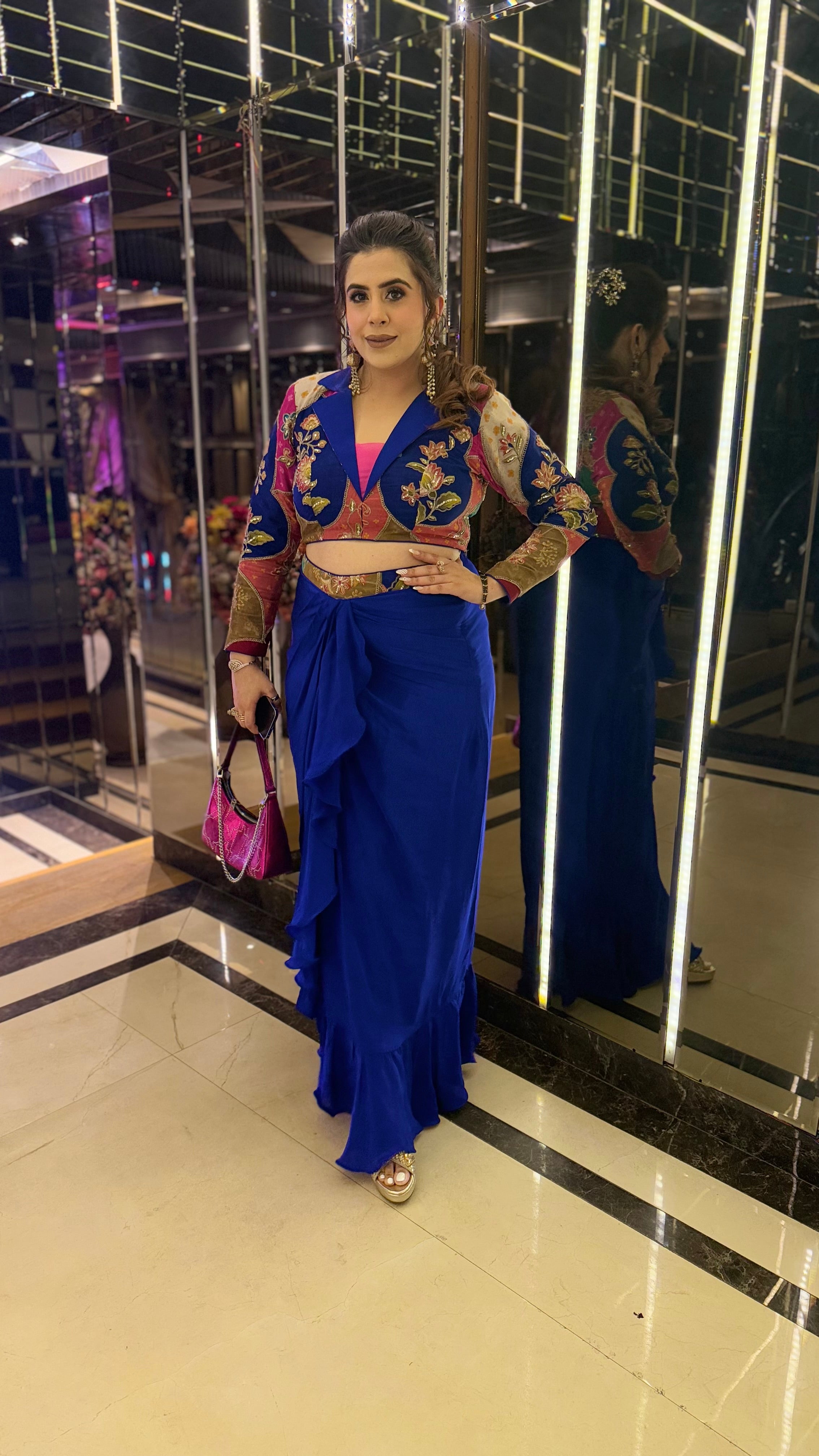 Electric Blue Carnival Co-Ord