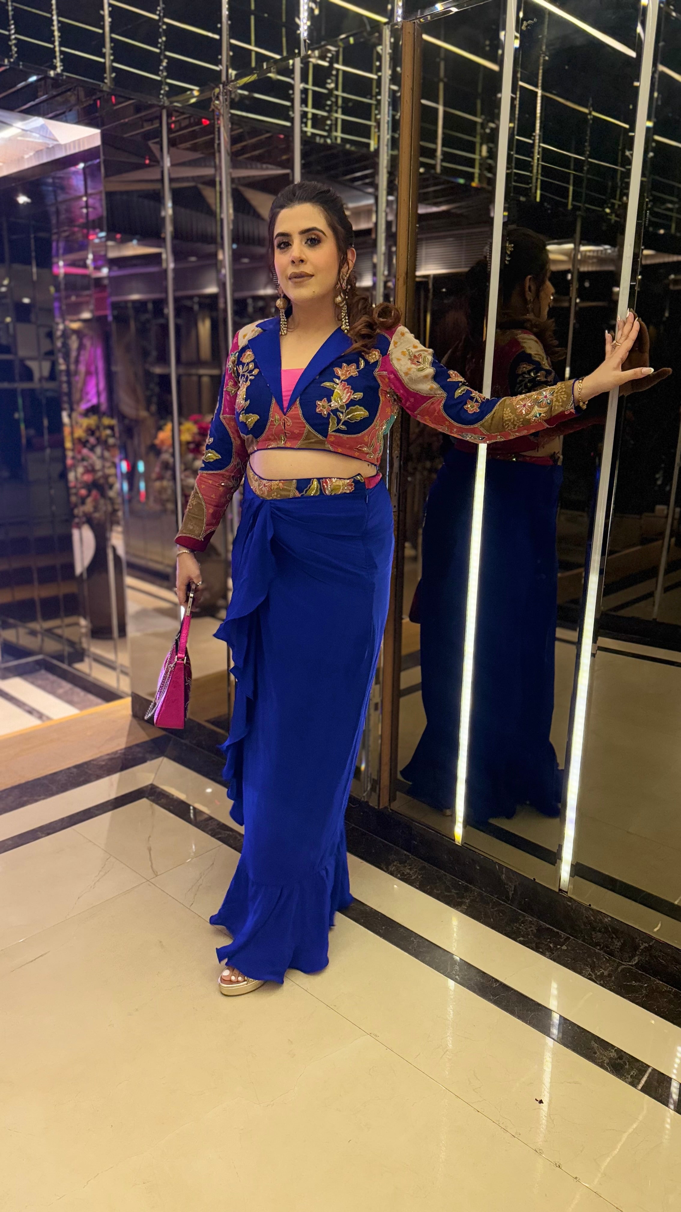 Electric Blue Carnival Co-Ord