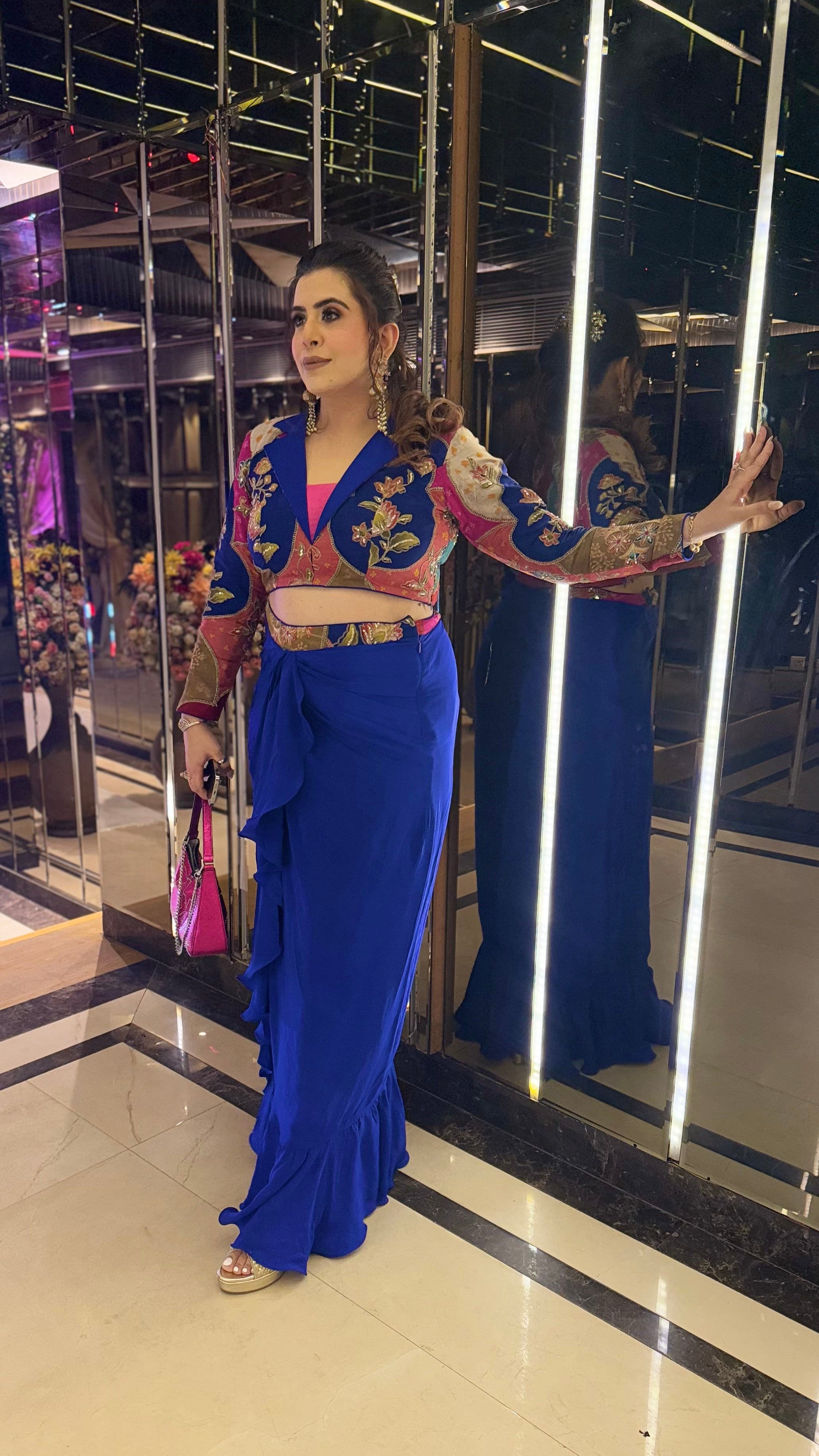 Electric Blue Carnival Co-Ord