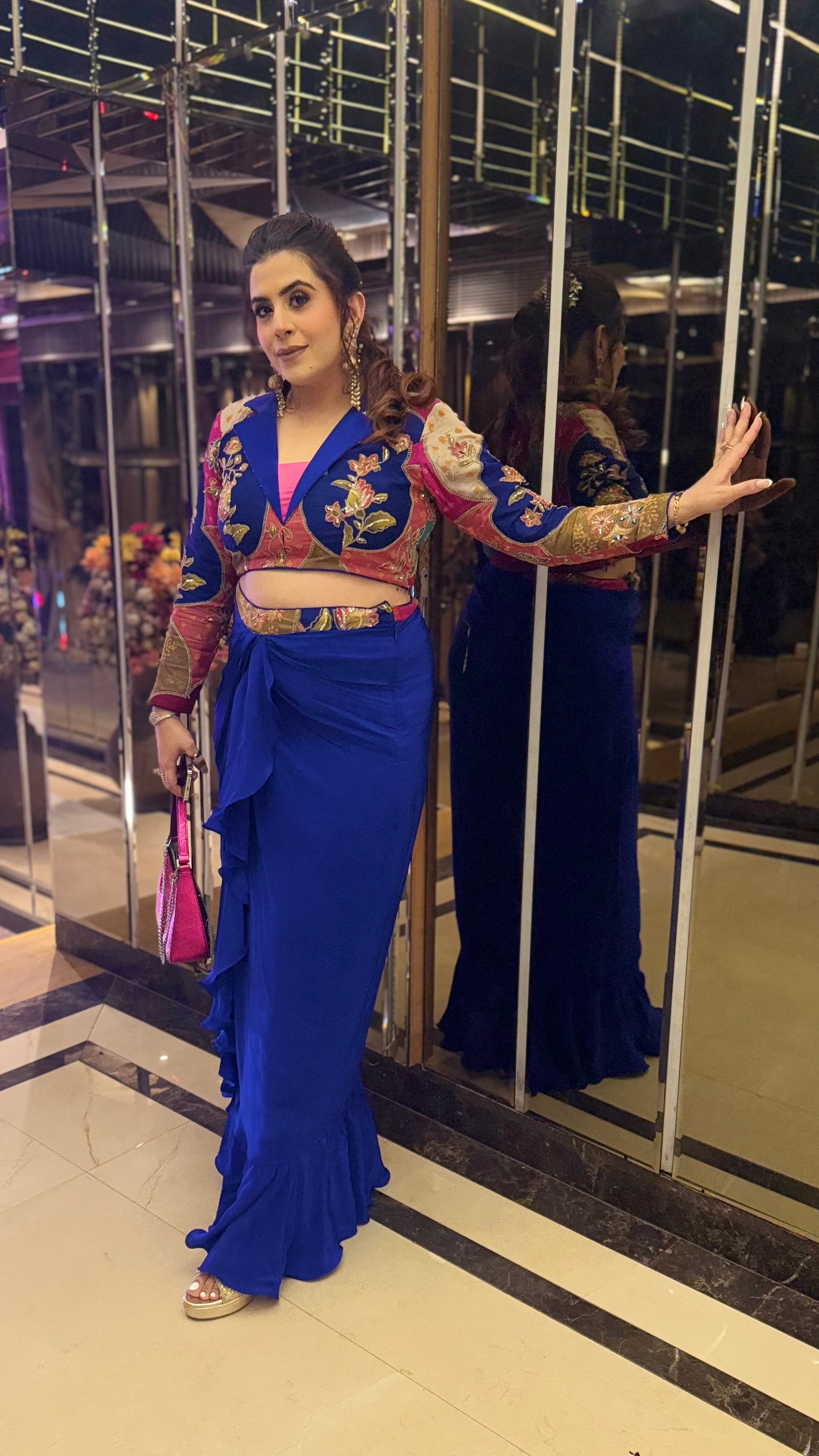 Electric Blue Carnival Co-Ord