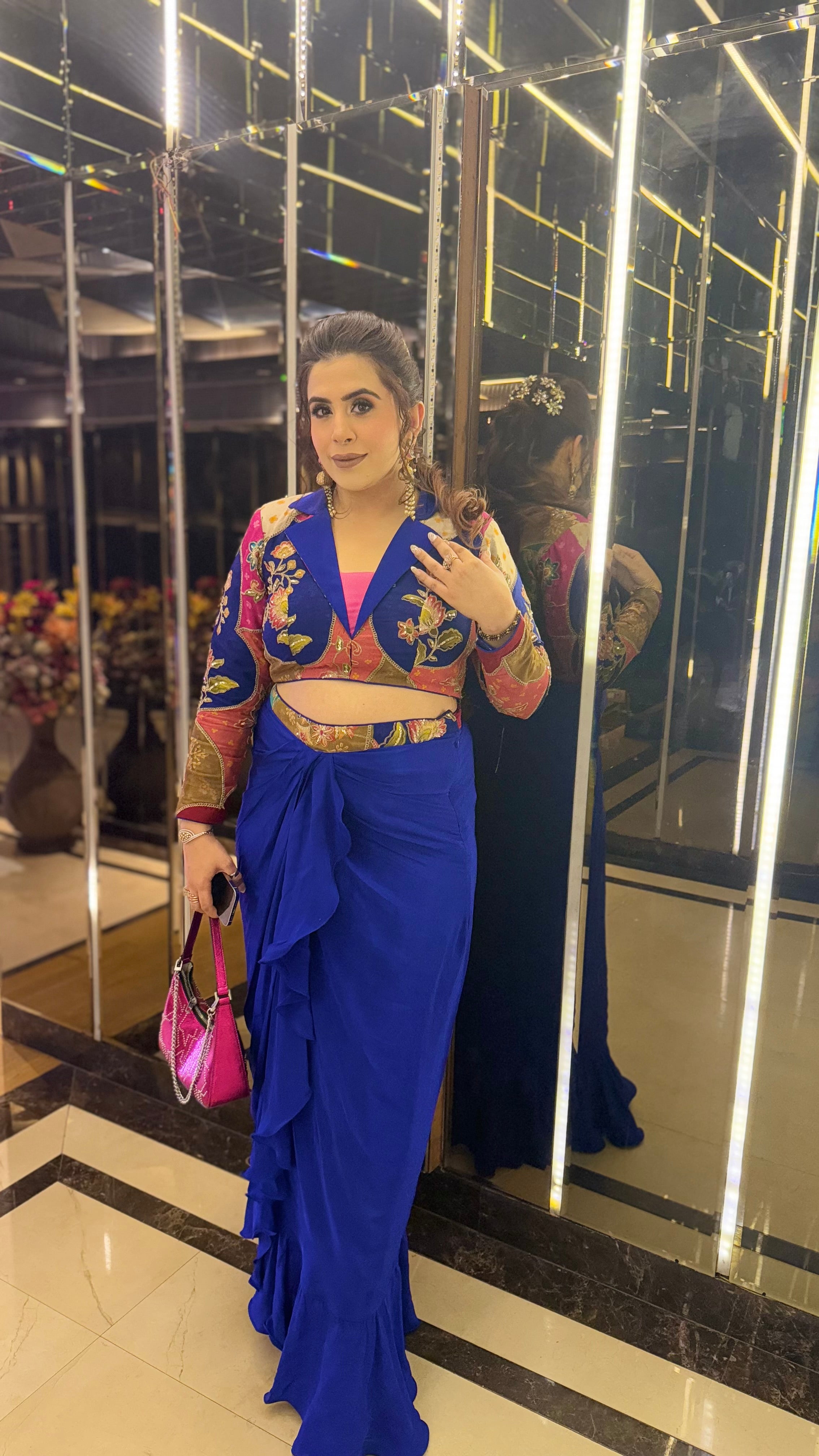 Electric Blue Carnival Co-Ord