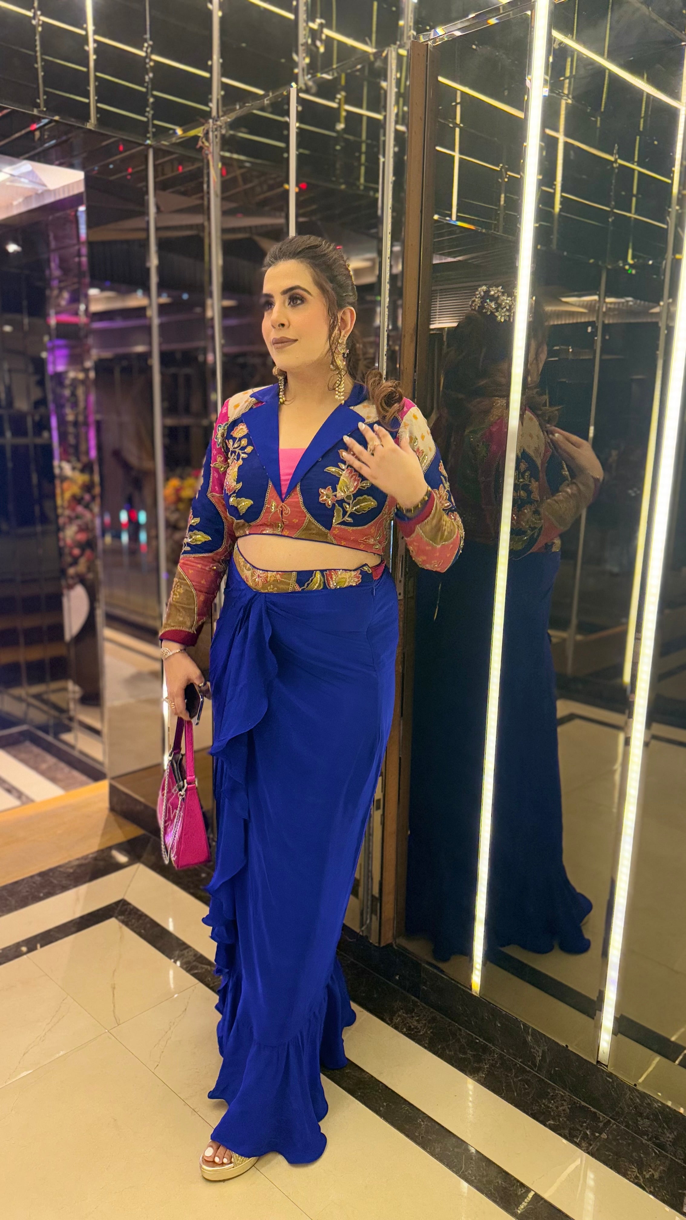 Electric Blue Carnival Co-Ord