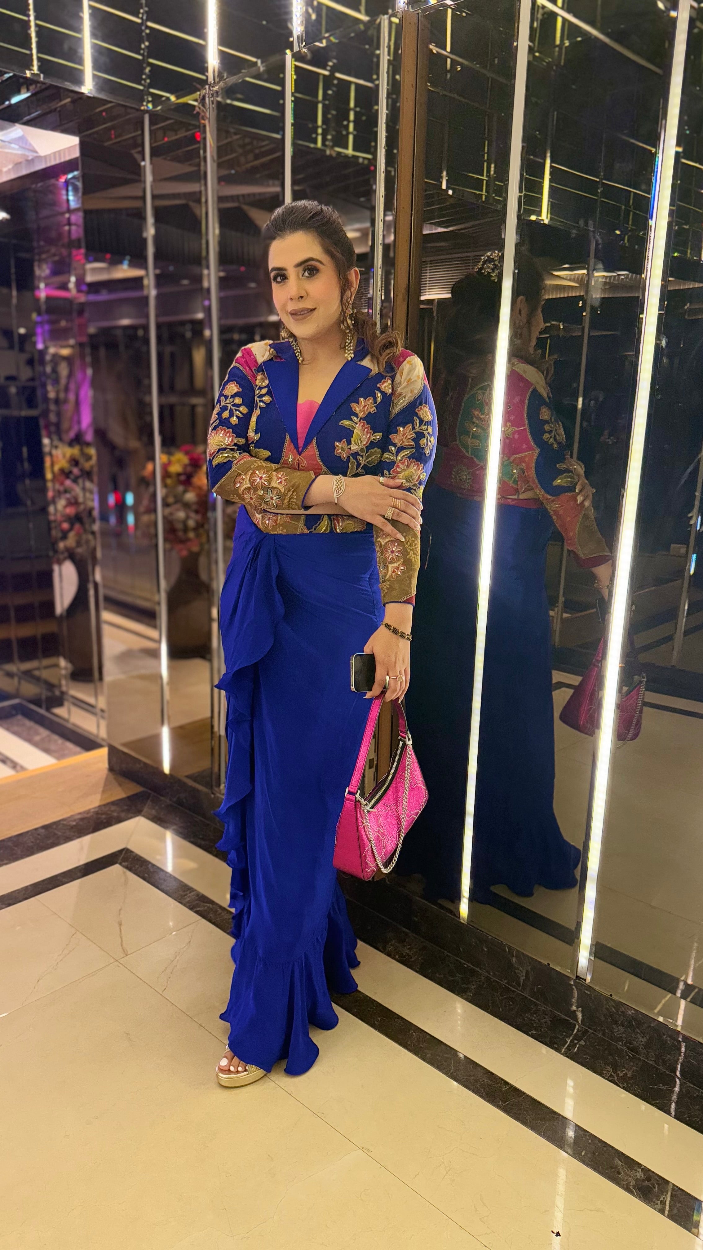 Electric Blue Carnival Co-Ord