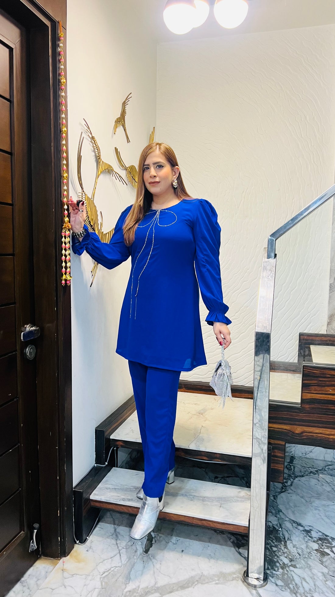 Royal Blue Bow Co-Ord