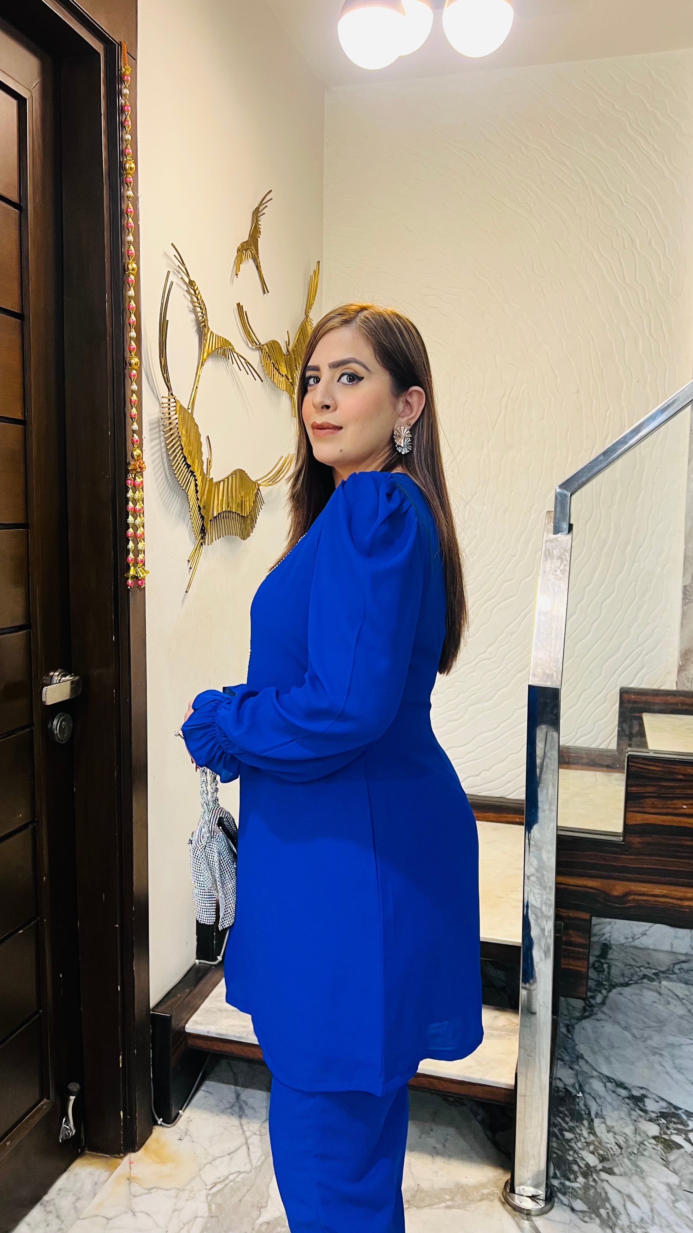 Royal Blue Bow Co-Ord