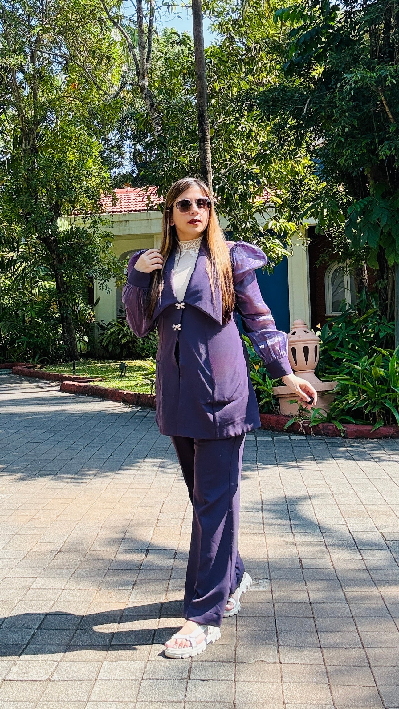 Mauve Magic Power Co-ord