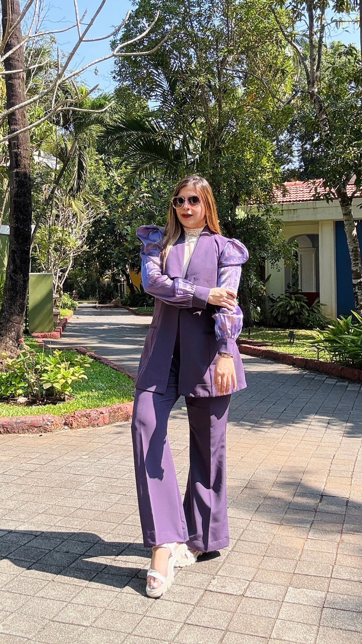 Mauve Magic Power Co-ord