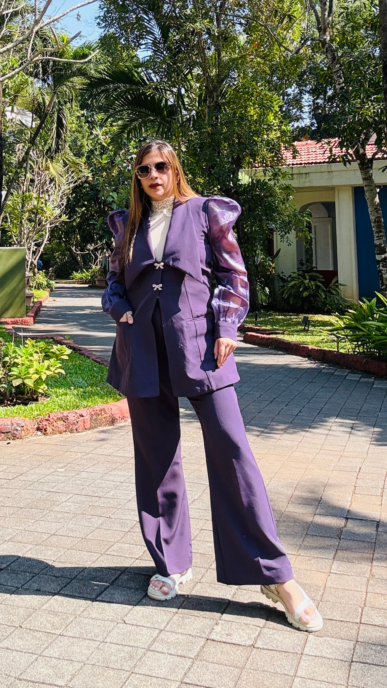 Mauve Magic Power Co-ord