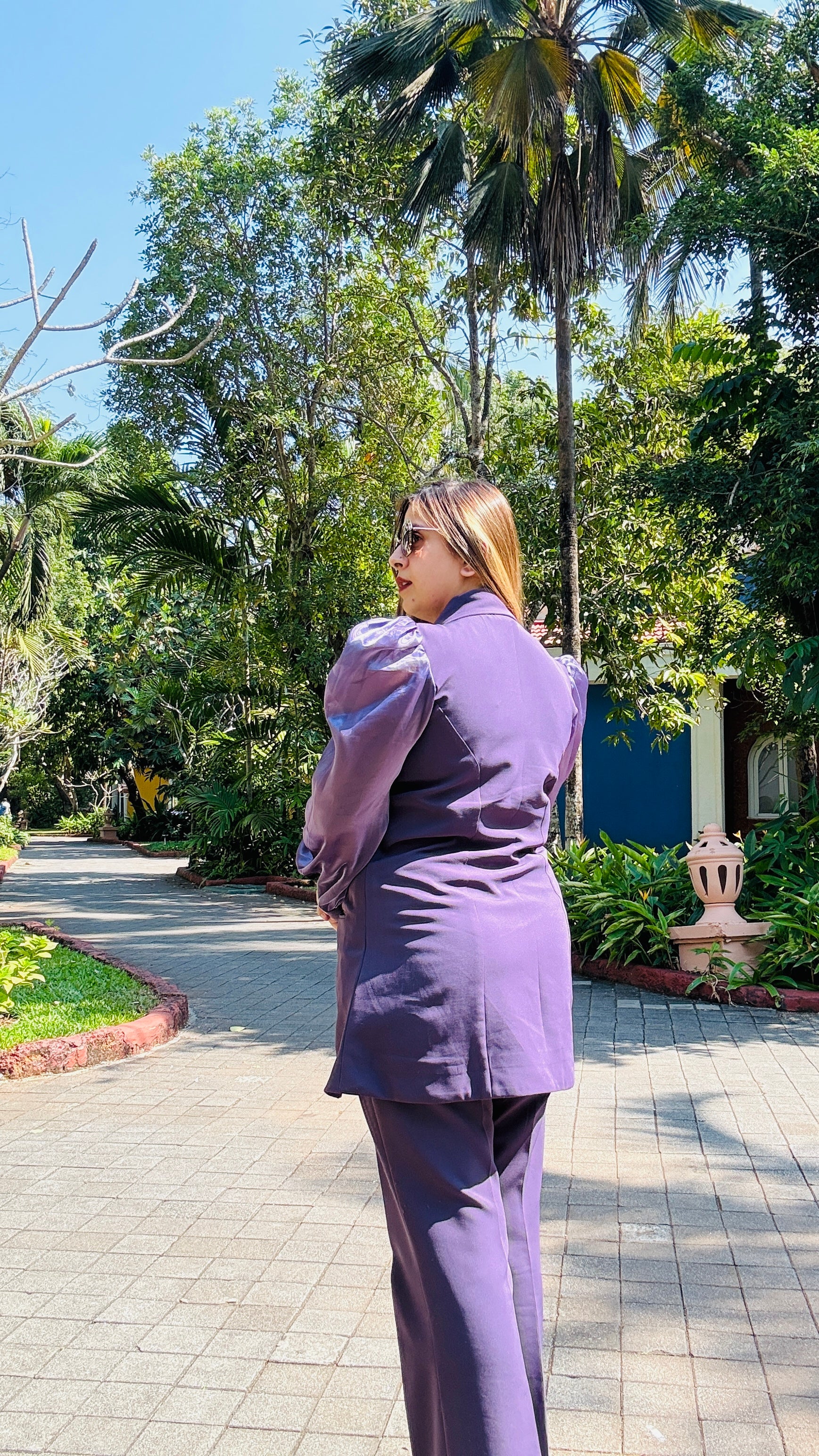 Mauve Magic Power Co-ord