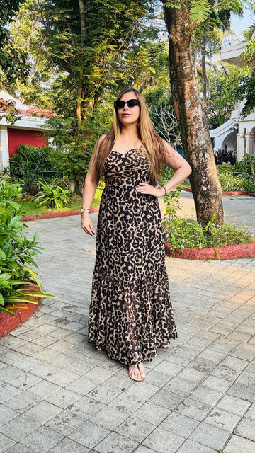 Cheat The Cheetah Maxi | Casual Wear | Lakhina Couture
