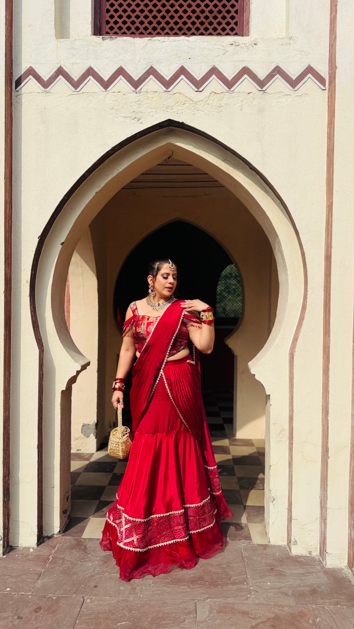 Date The Karva Fish Cut Saree