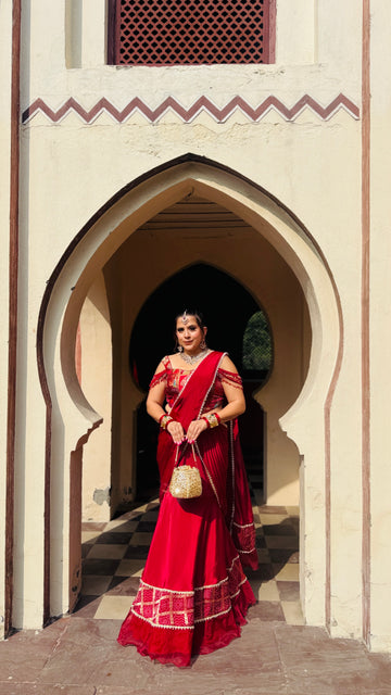 Date The Karva Fish Cut Saree