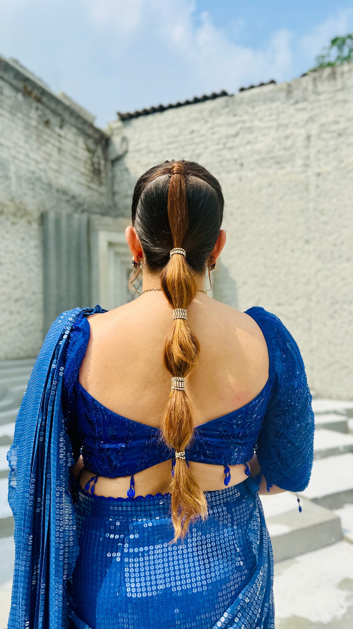 Dulhe Ki Bhabhi Fish Cut Saree