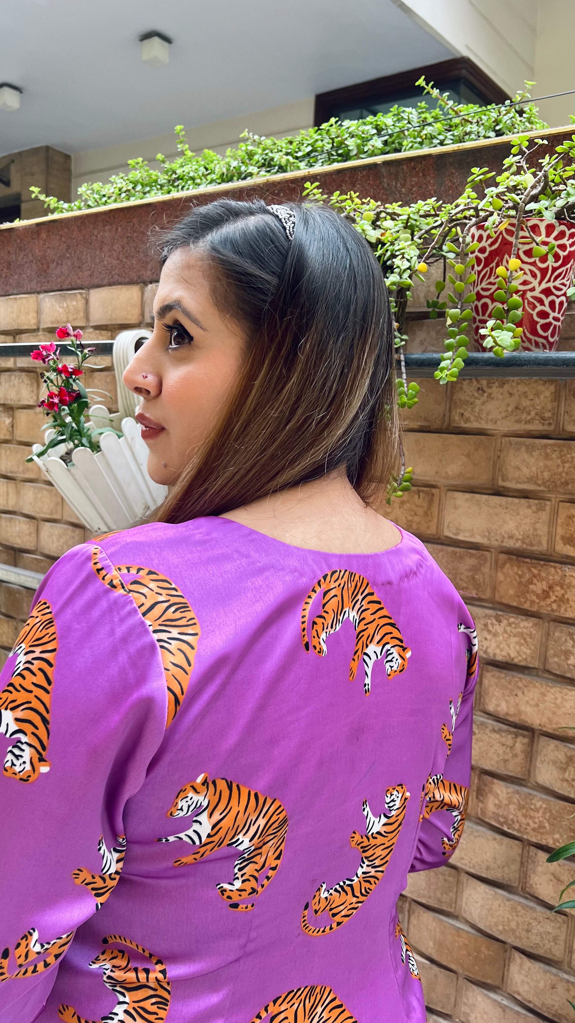 Purple Tiger Top